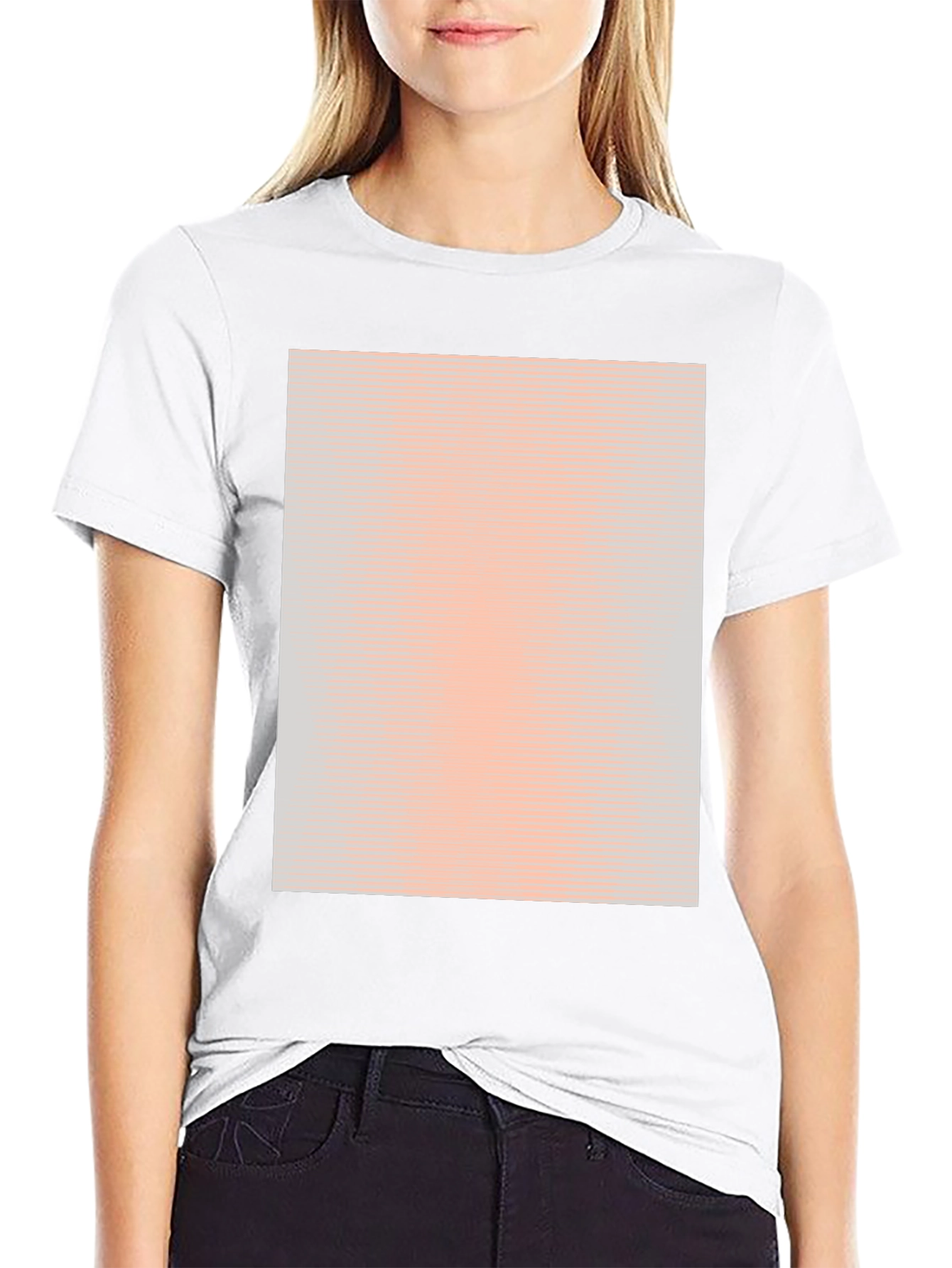Mens Black Crew Neck T-Shirt with Graphic Print