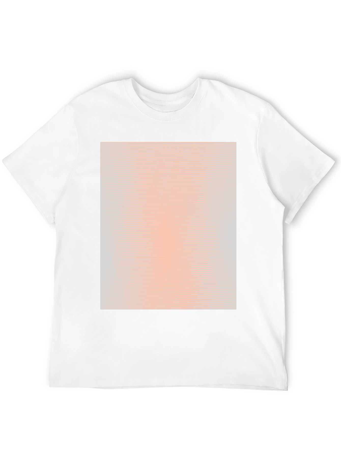 Mens Black Crew Neck T-Shirt with Graphic Print