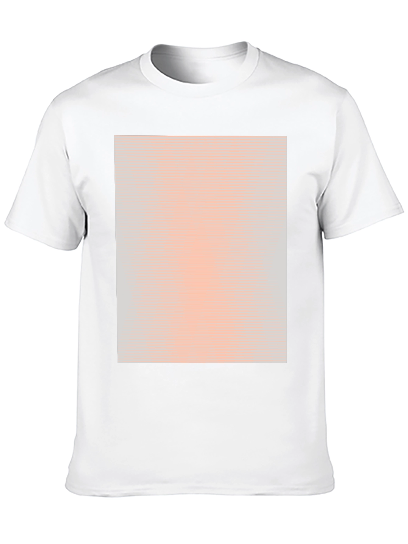 Mens Black Crew Neck T-Shirt with Graphic Print