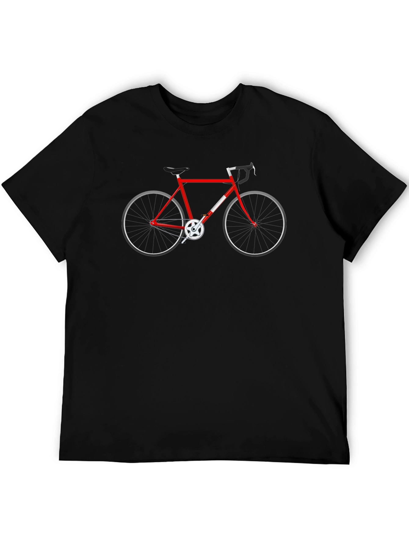 Red Bicycle Graphic Tee - Stylish Casual Wear
