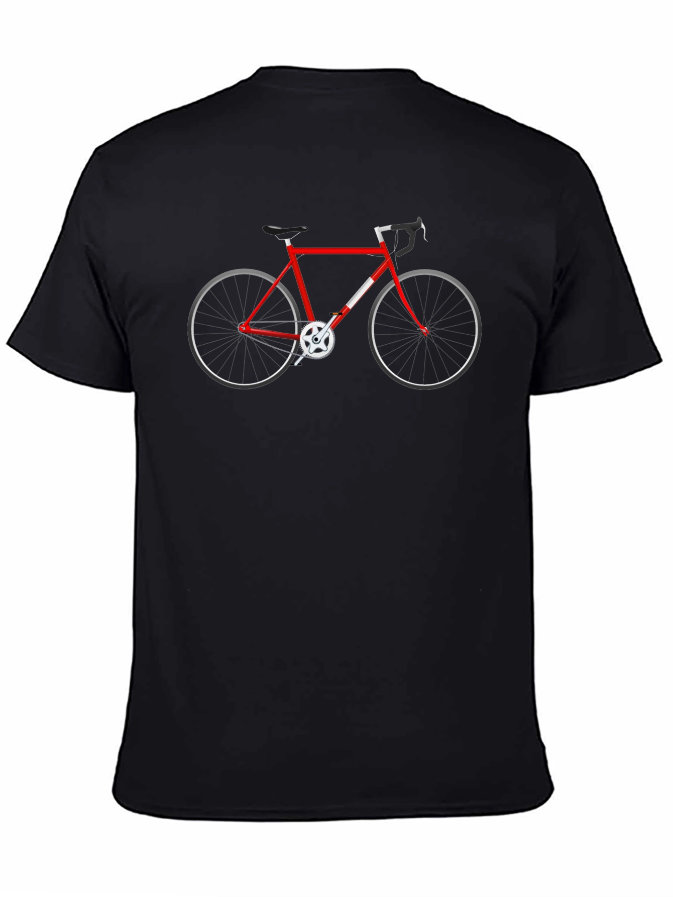 Red Bicycle Graphic Tee - Stylish Casual Wear