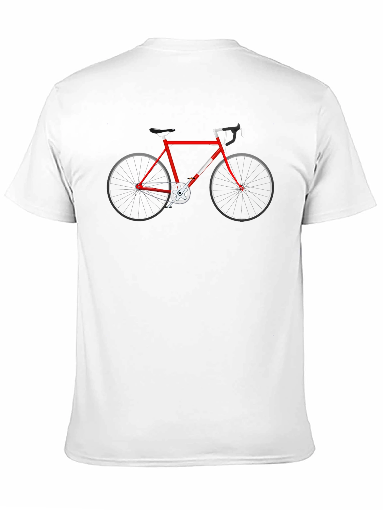 Red Bicycle Graphic Tee - Stylish Casual Wear