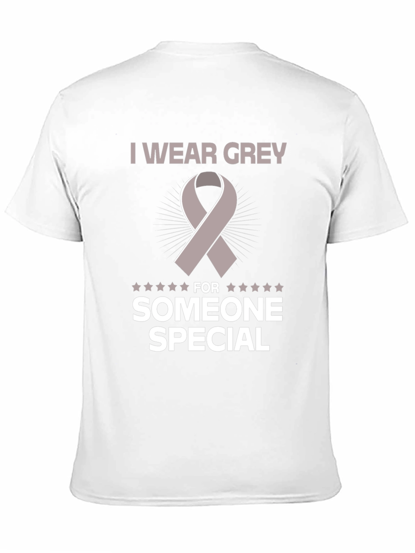 Grey Ribbon Awareness T-Shirt