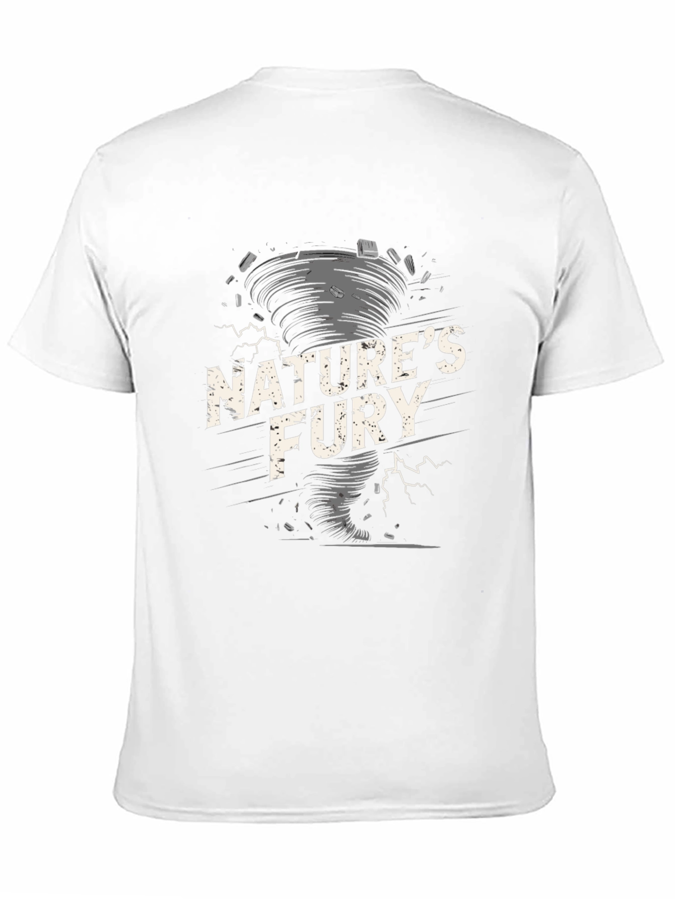 Natures Fury Graphic Tee - Black Casual Shirt