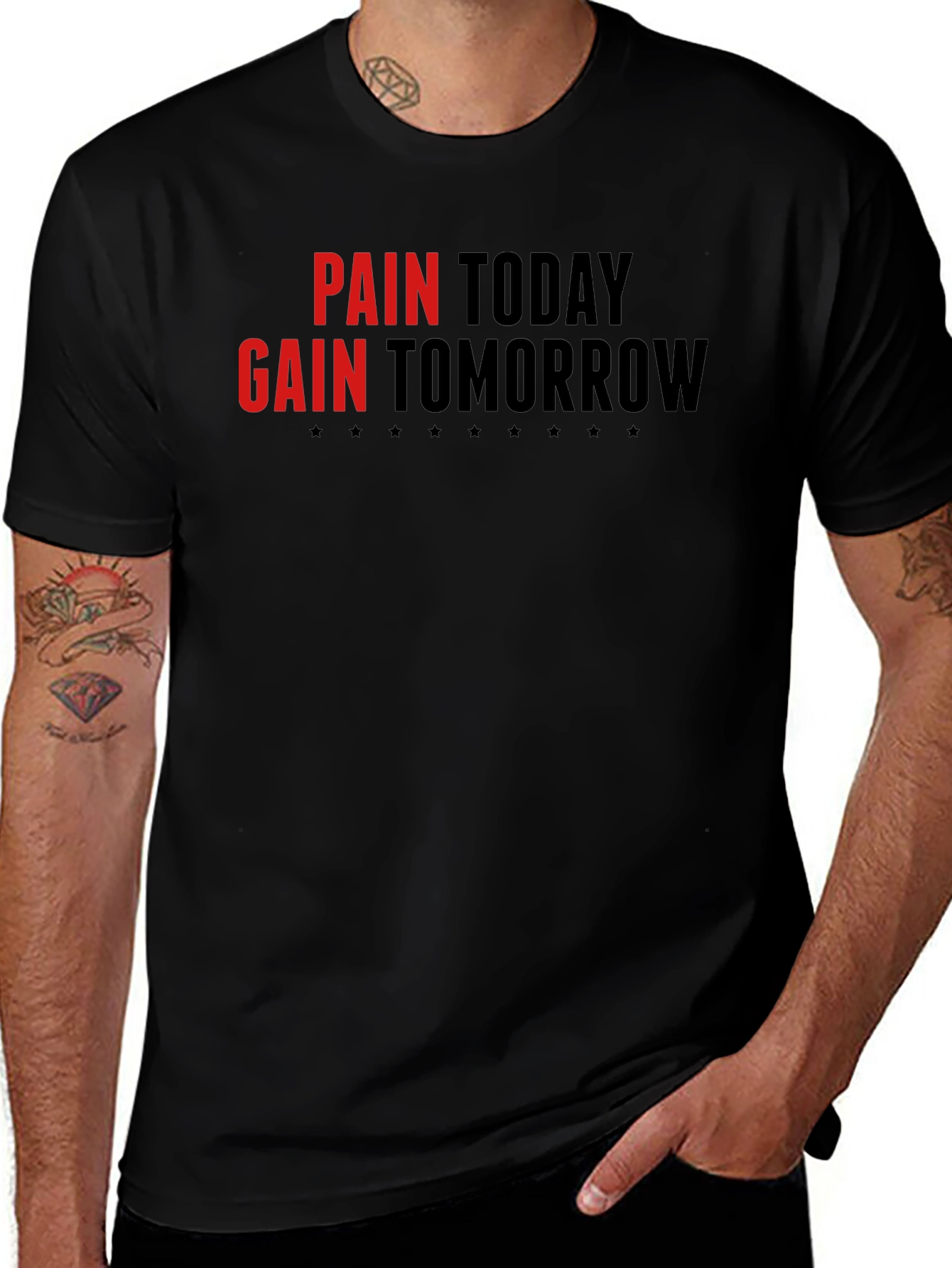 Pain Today Gain Tomorrow Graphic Tee