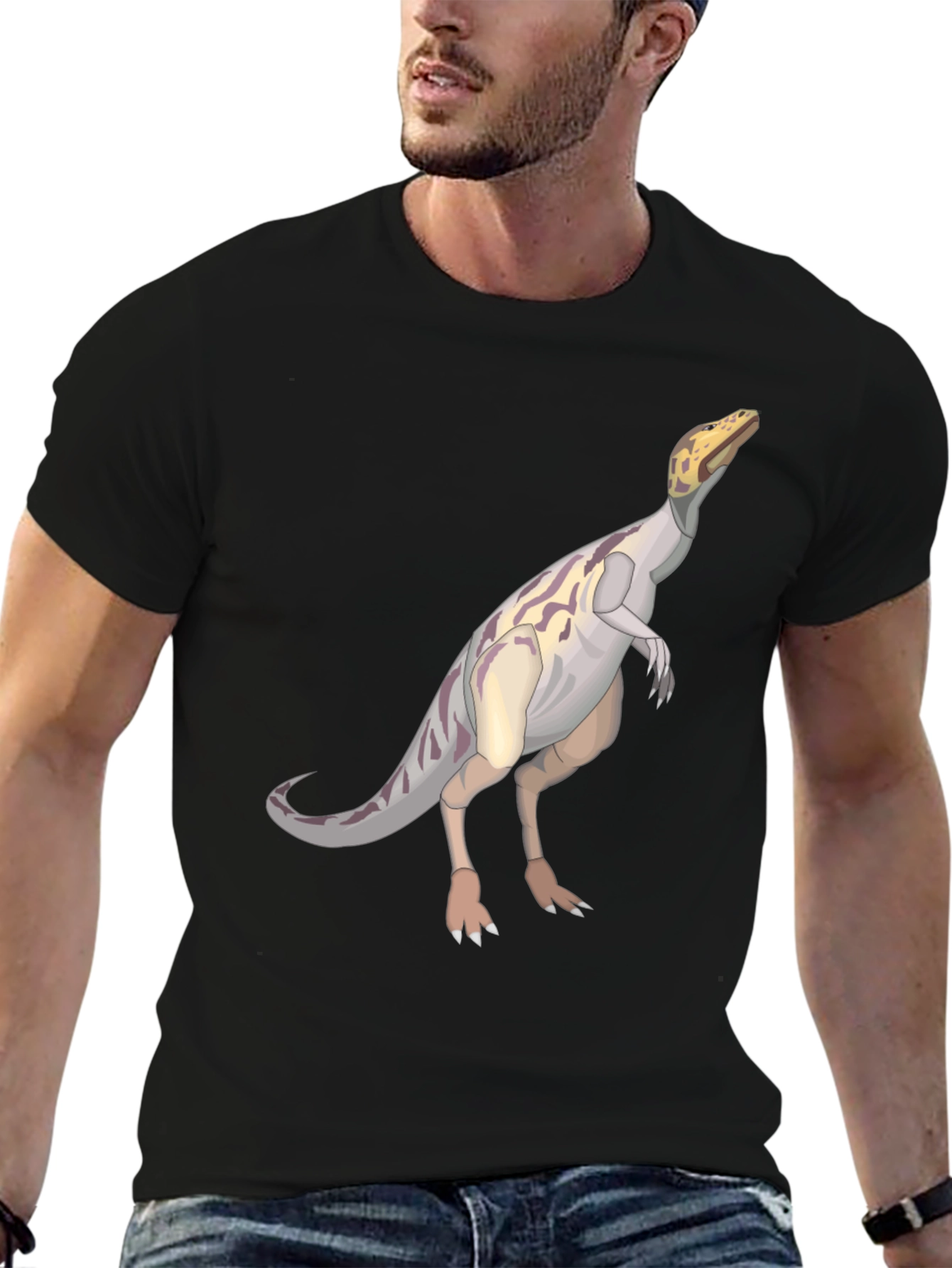 Dino Tee - Black Graphic T-Shirt