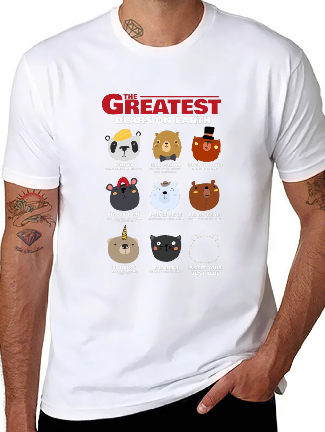 Greatest Bears On Earth Graphic T-Shirt