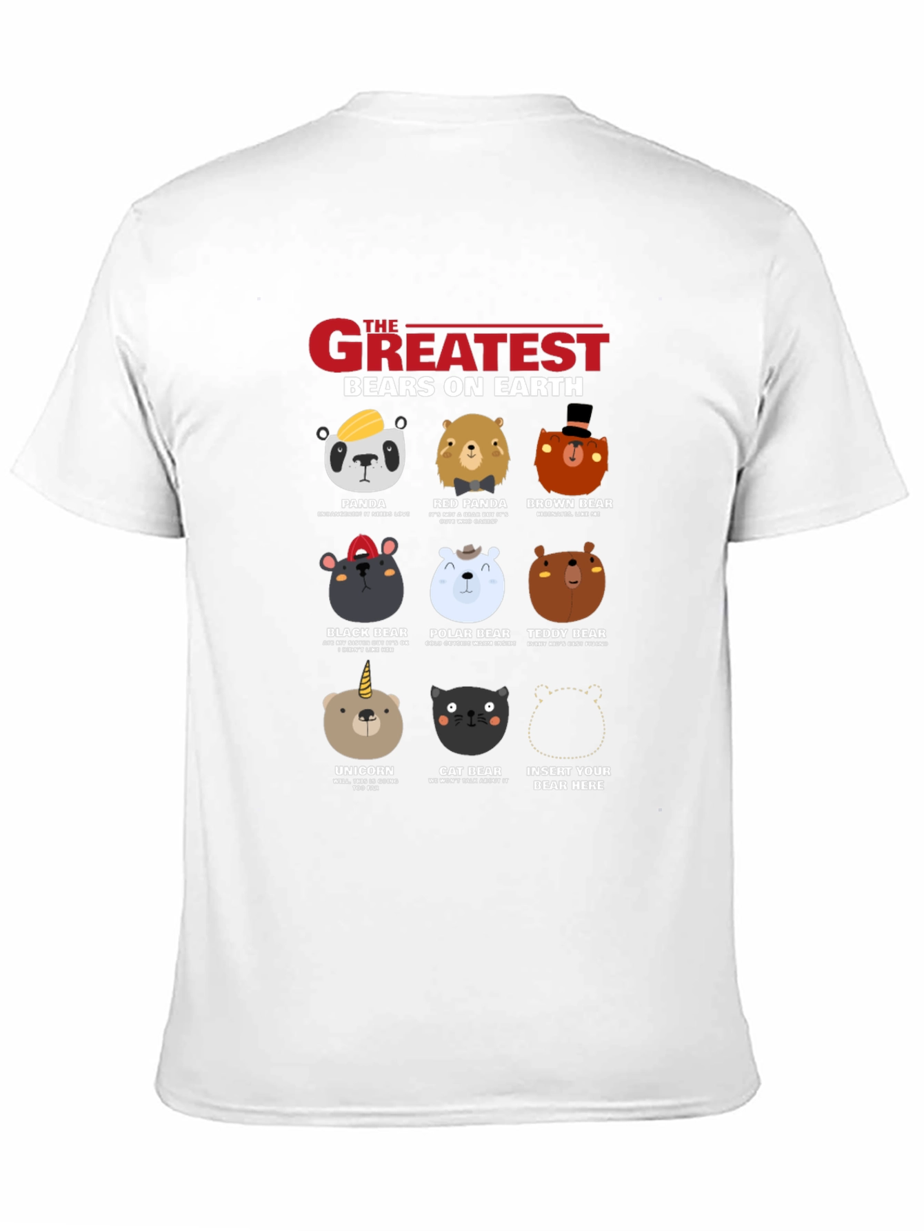 Greatest Bears On Earth Graphic T-Shirt