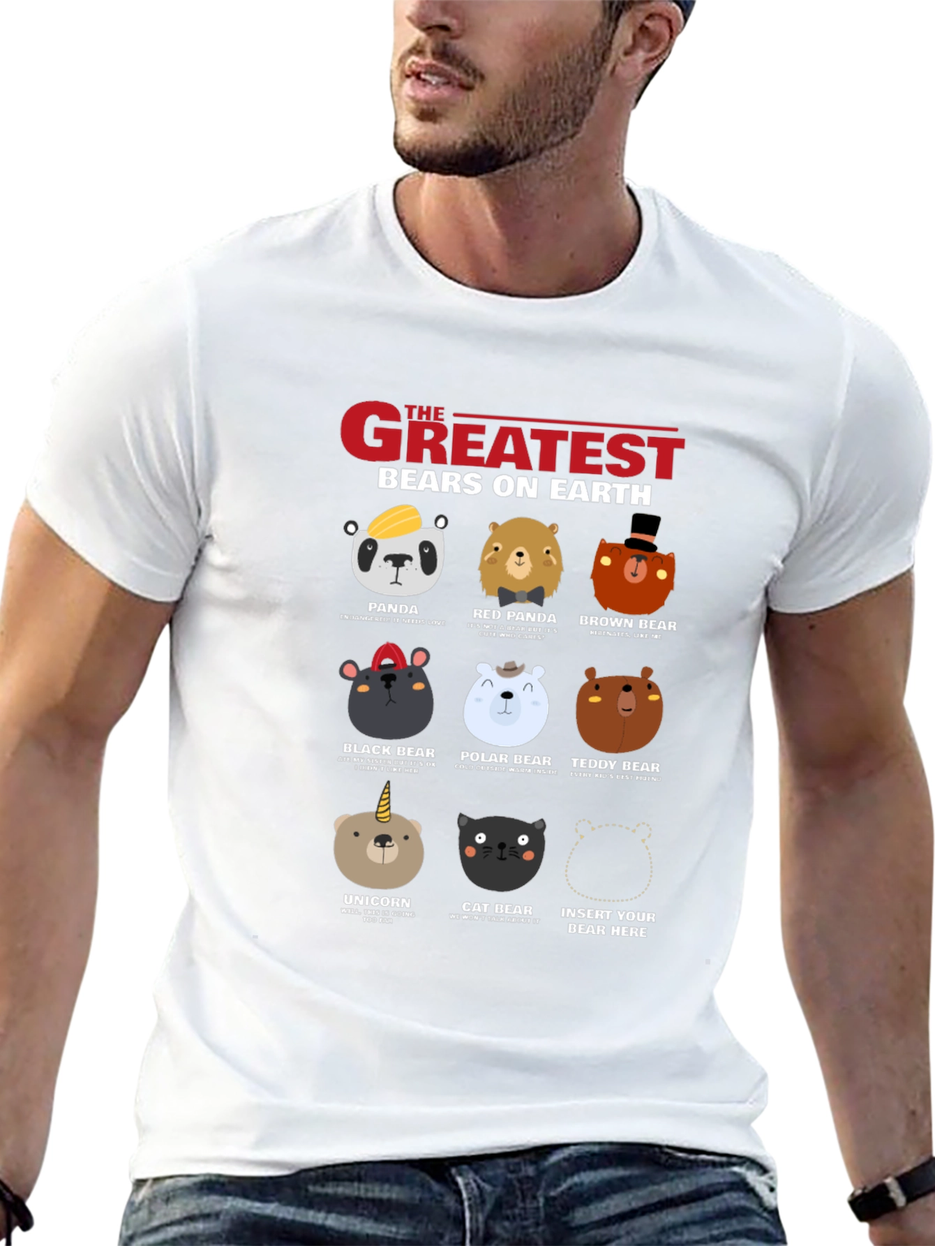 Greatest Bears On Earth Graphic T-Shirt