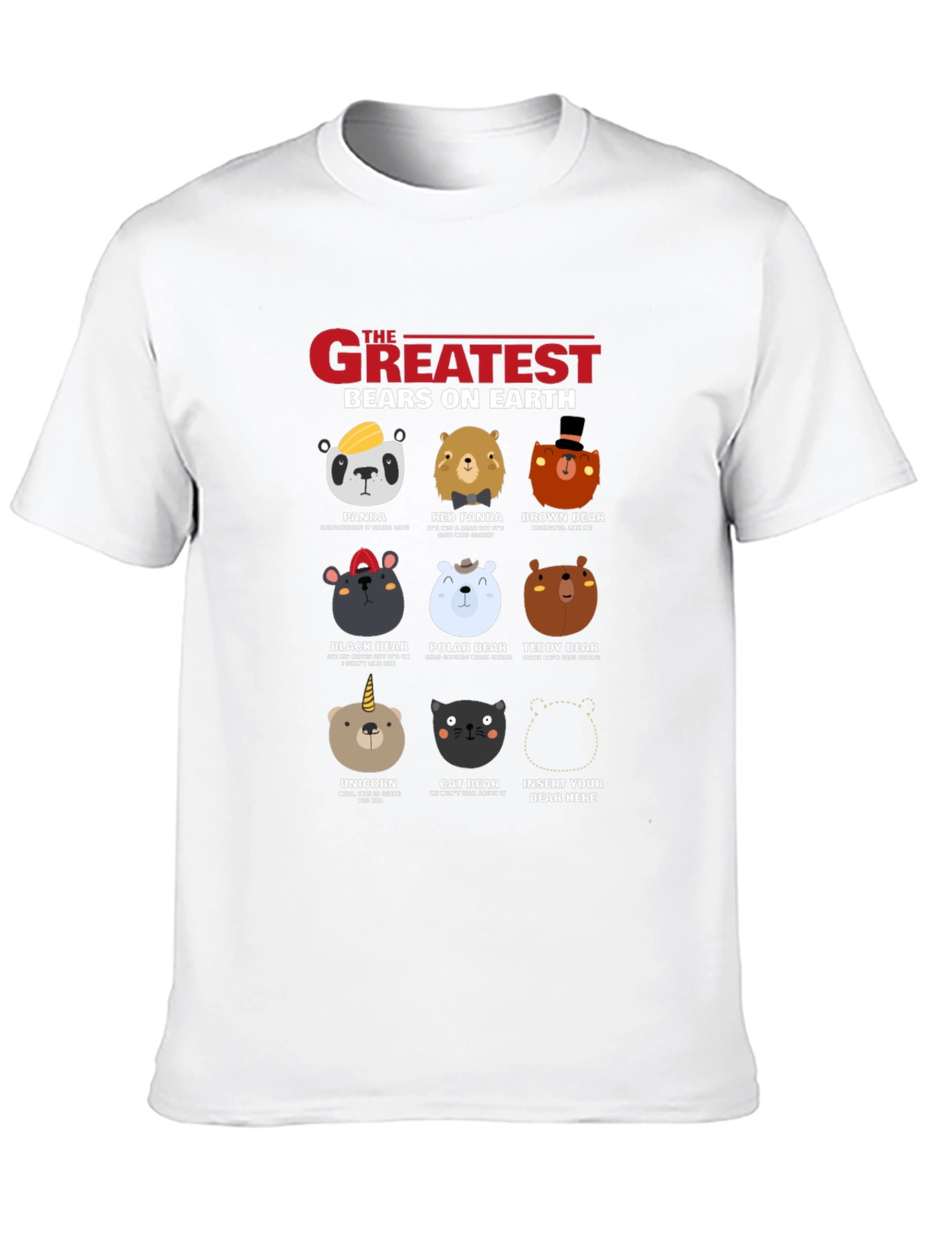 Greatest Bears On Earth Graphic T-Shirt