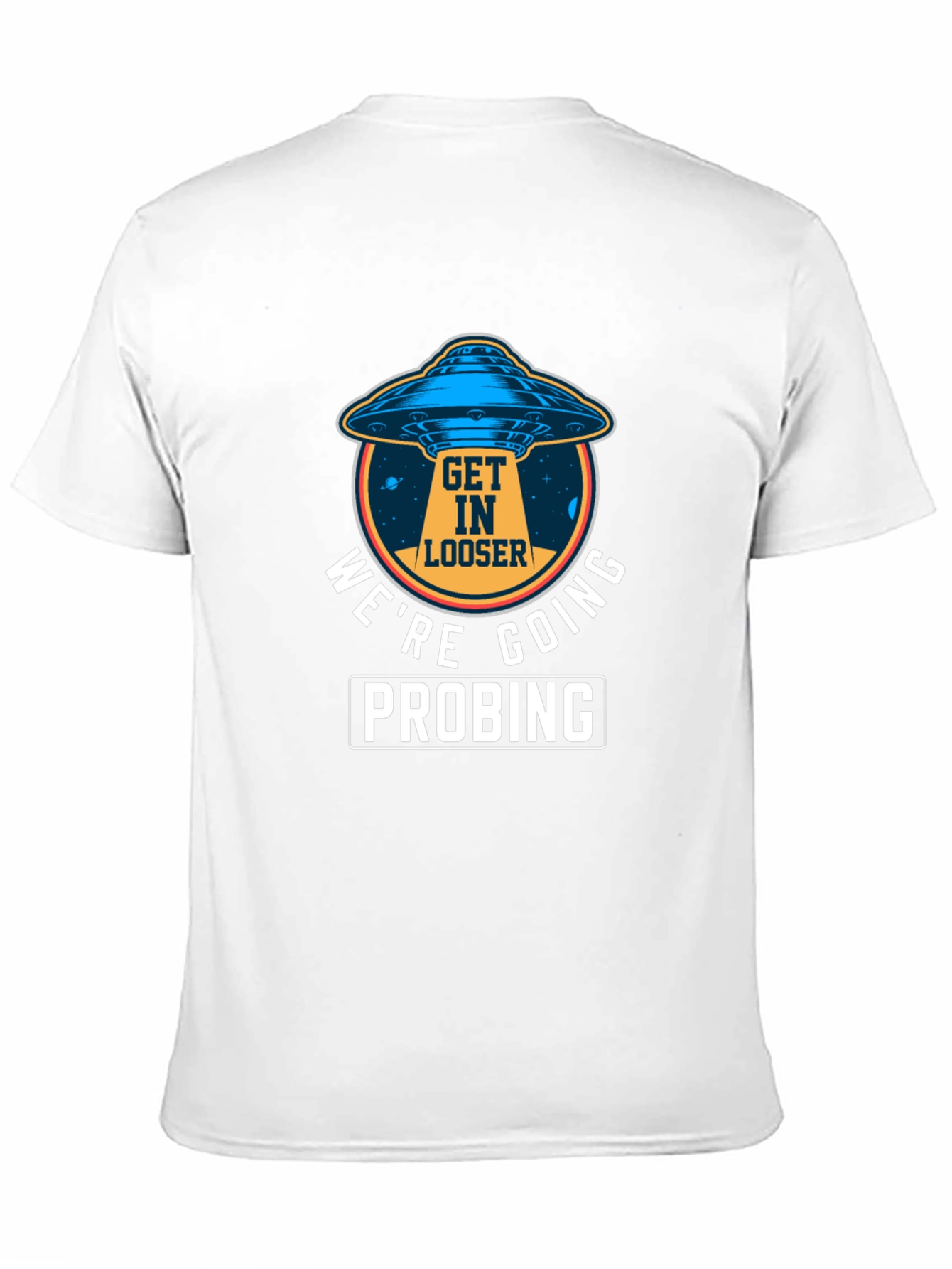 Alien UFO Probing Graphic Tee