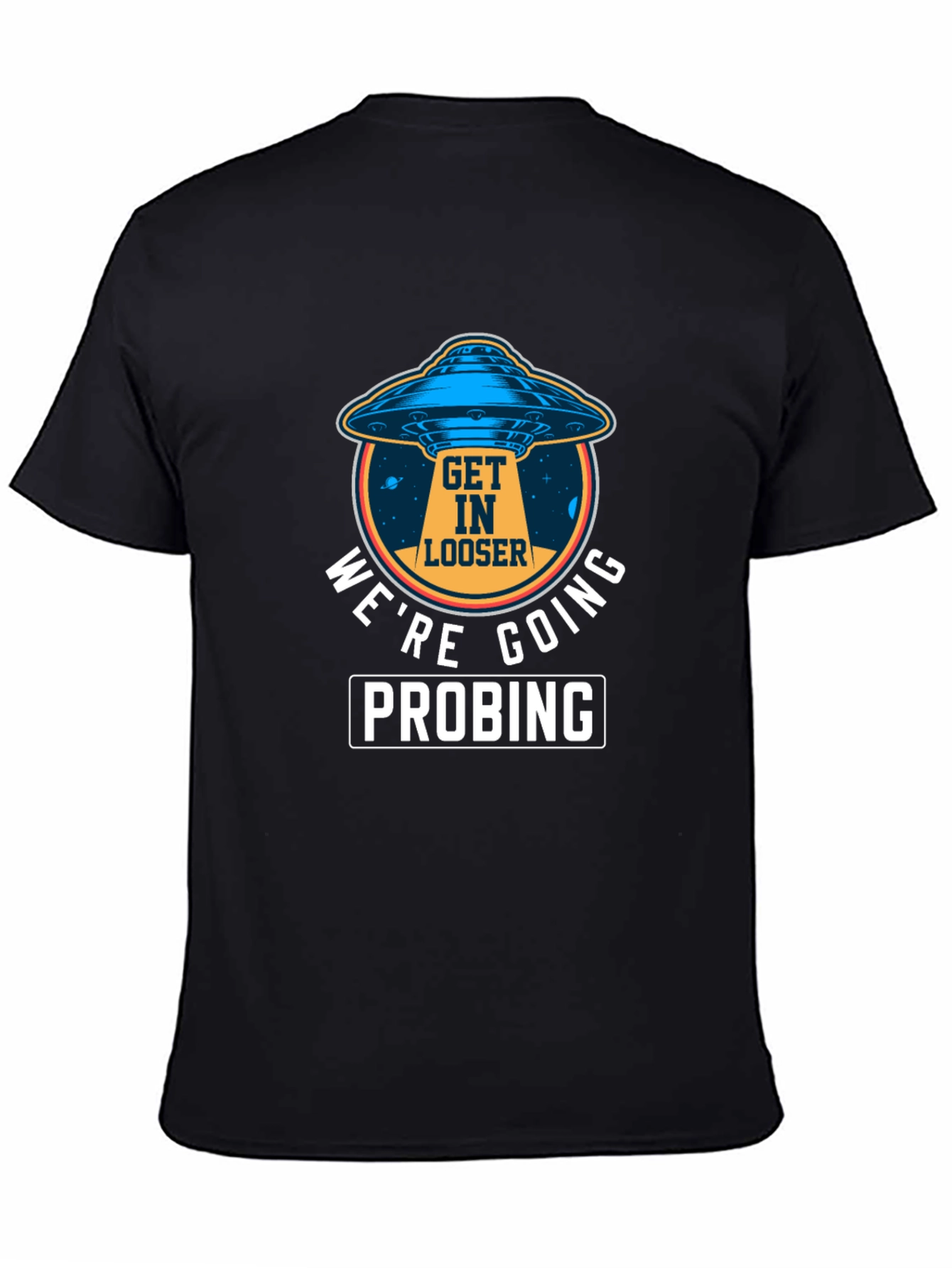 Alien UFO Probing Graphic Tee