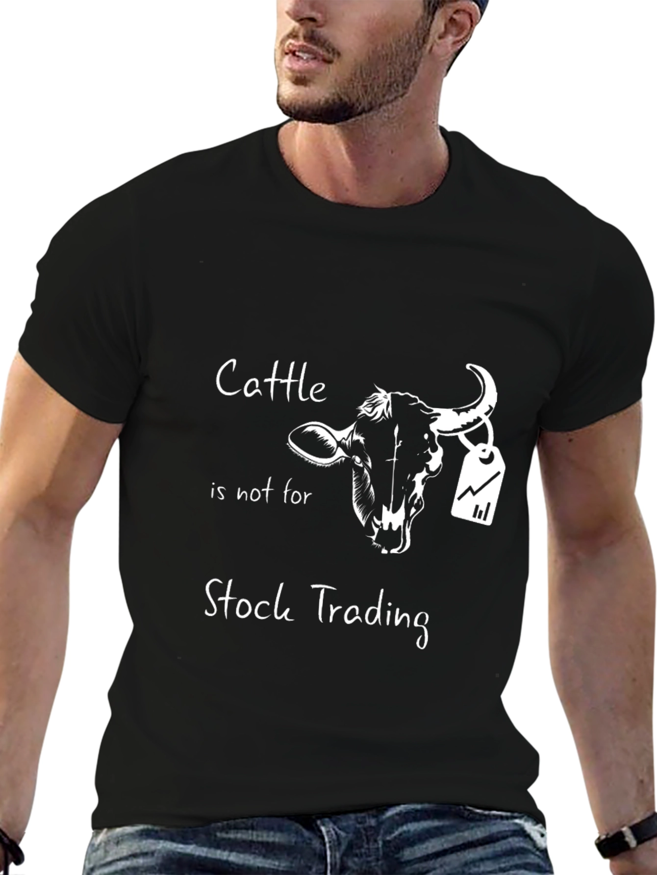 Cattle Stock Trading Graphic T-Shirt