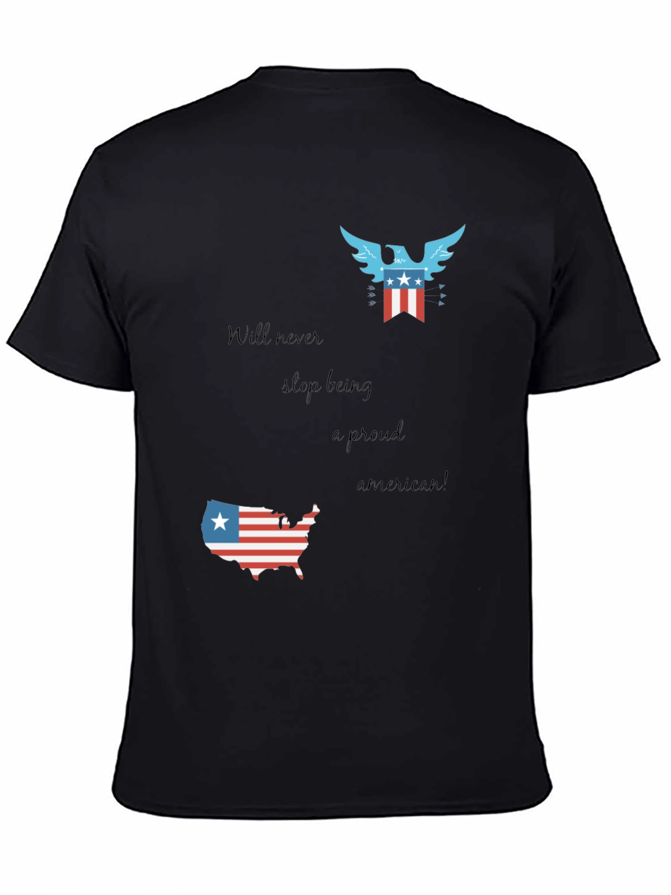 Patriotic Pride T-Shirt - Never Stop Being American