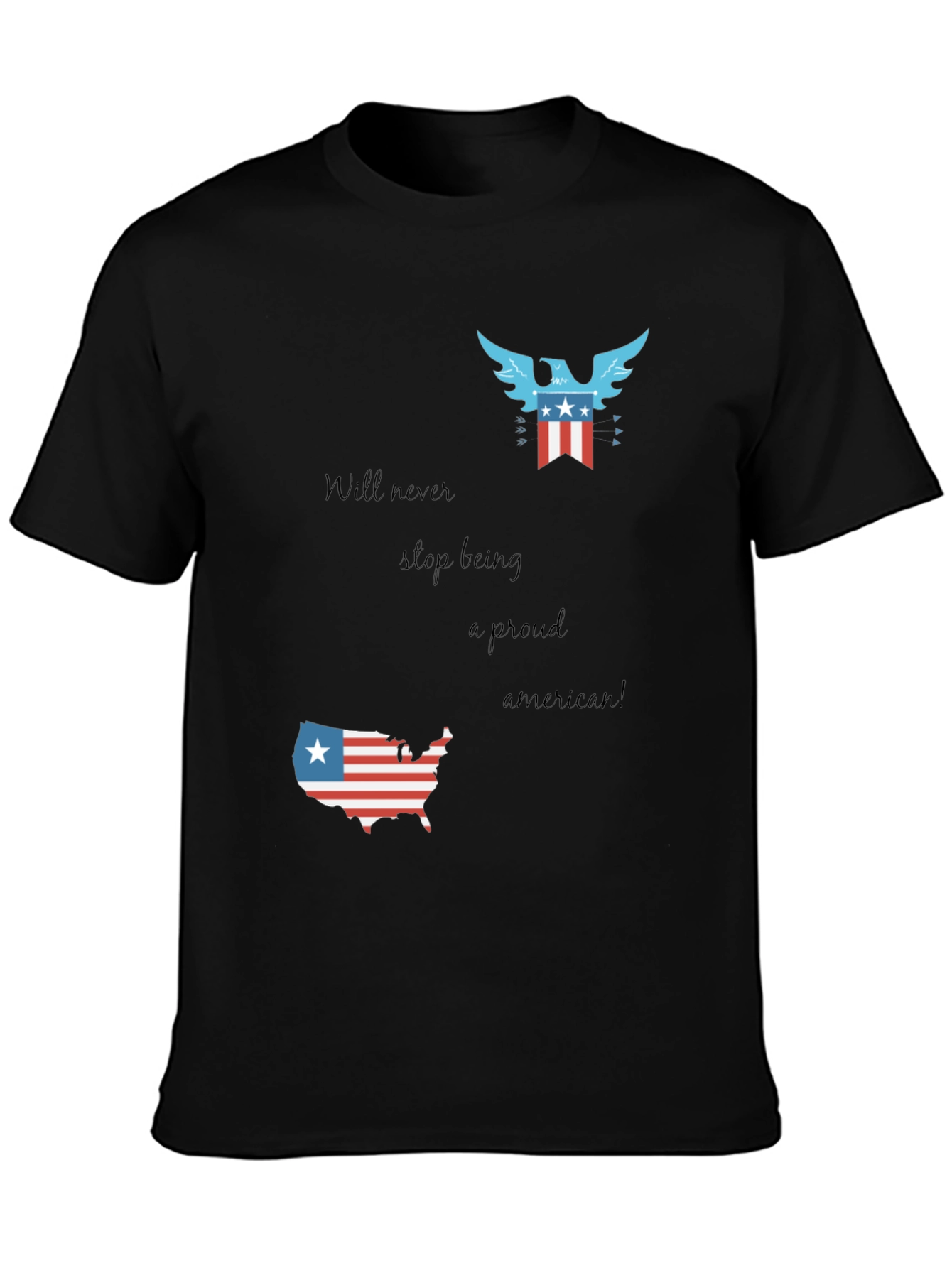 Patriotic Pride T-Shirt - Never Stop Being American