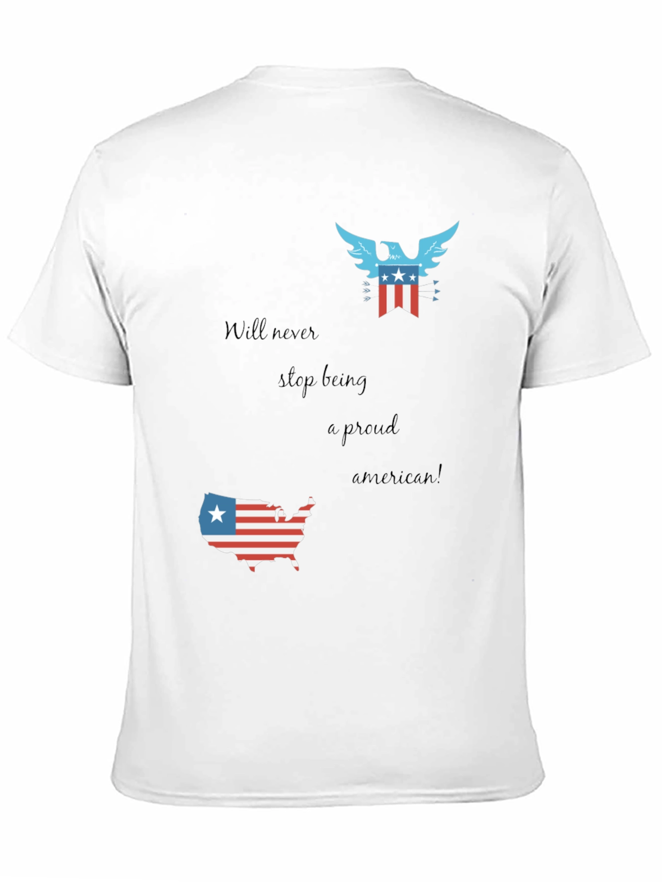 Patriotic Pride T-Shirt - Never Stop Being American