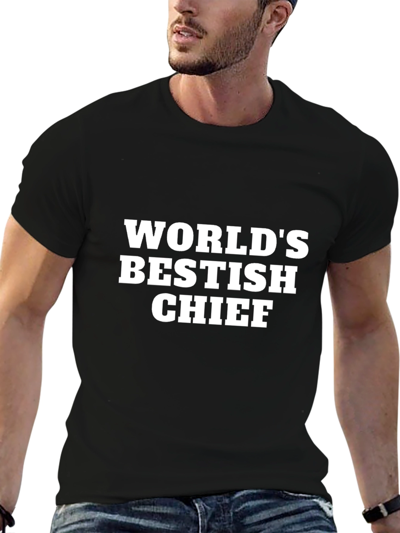 Worlds Bestish Chief Novelty T-Shirt