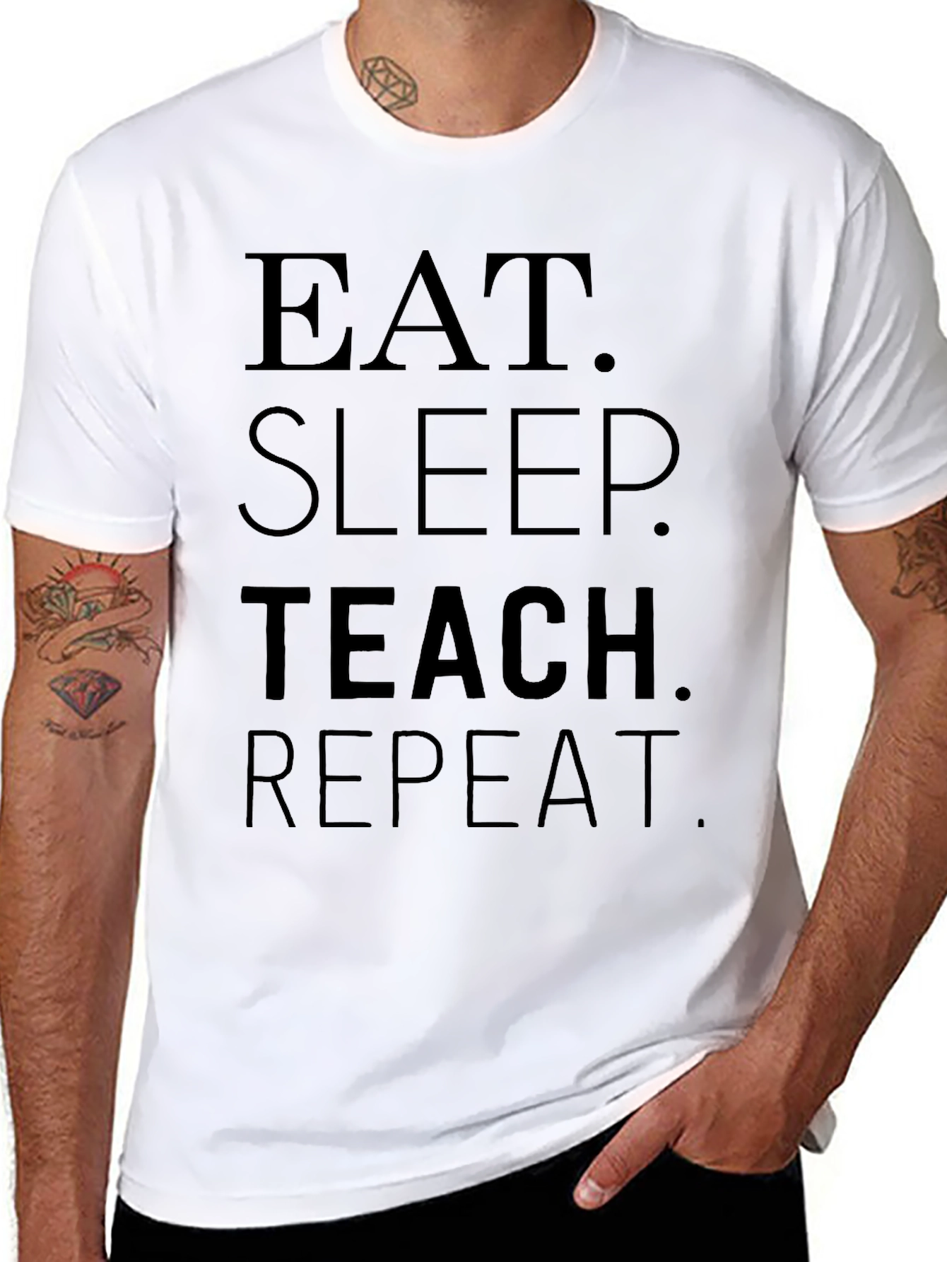 Eat Sleep Teach Repeat T-Shirt