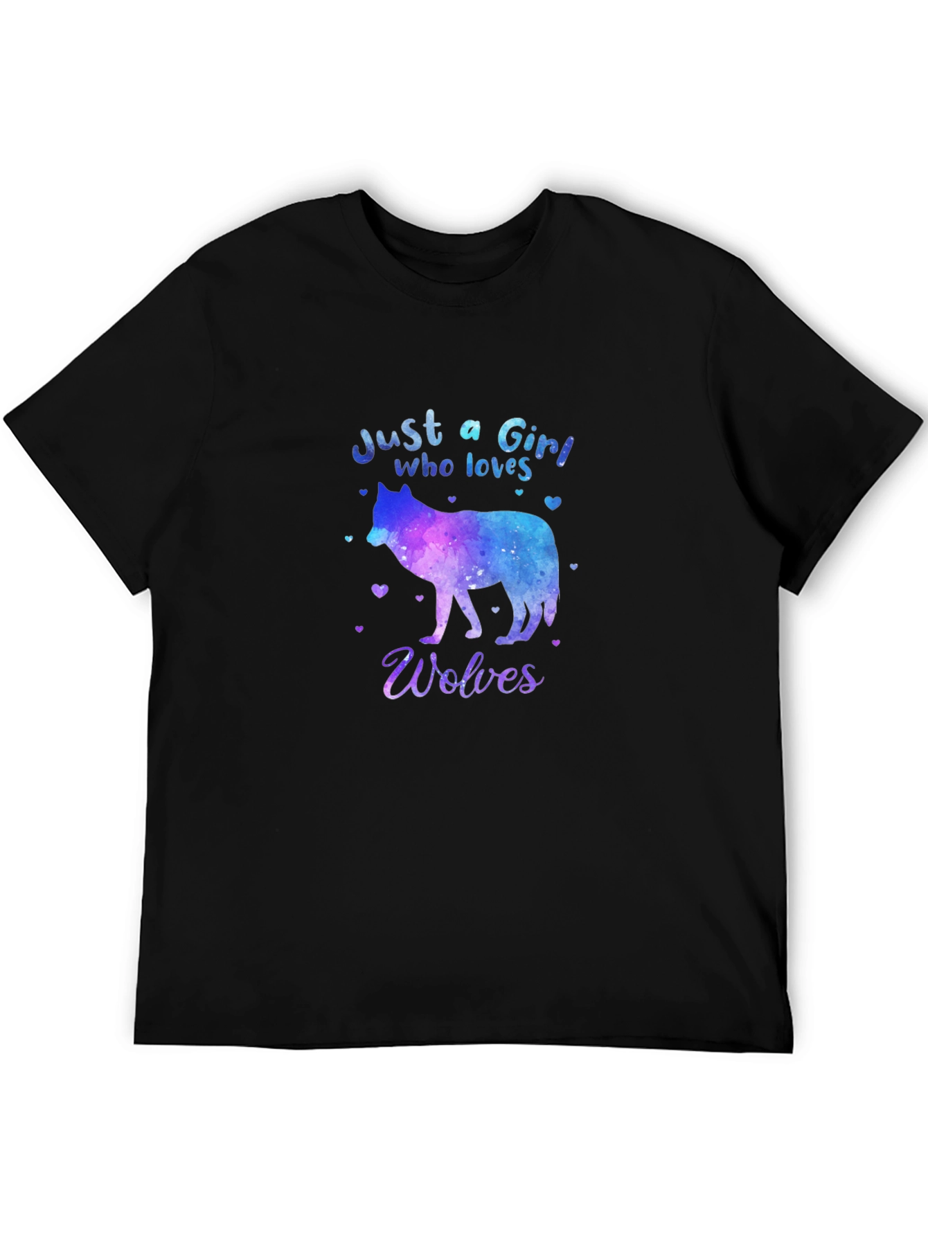 Just a Girl Who Loves Wolves T-Shirt