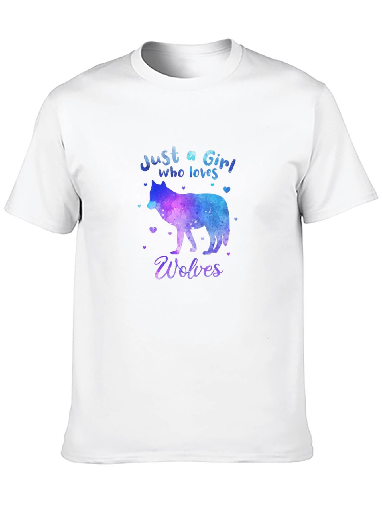 Just a Girl Who Loves Wolves T-Shirt