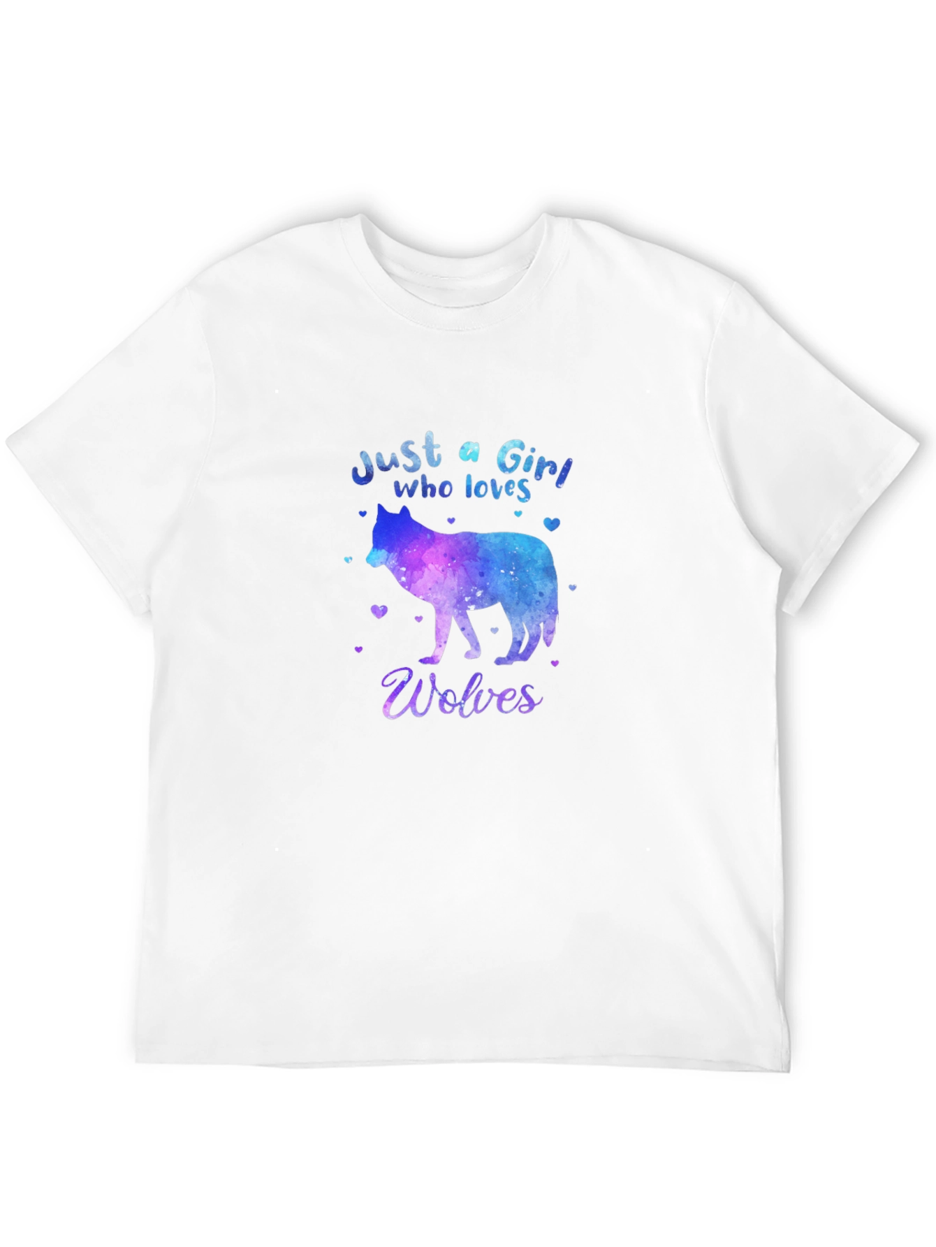 Just a Girl Who Loves Wolves T-Shirt