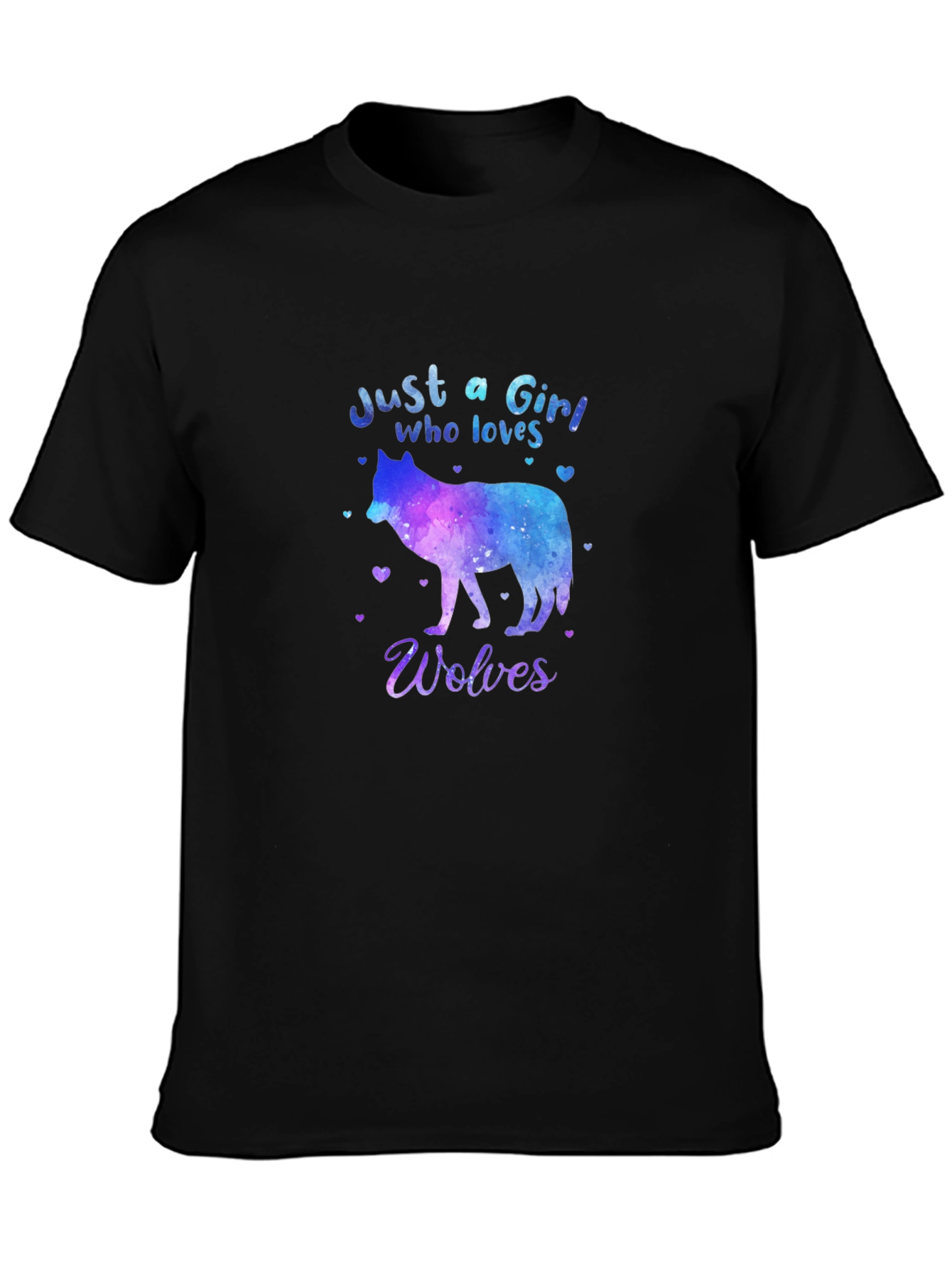 Just a Girl Who Loves Wolves T-Shirt