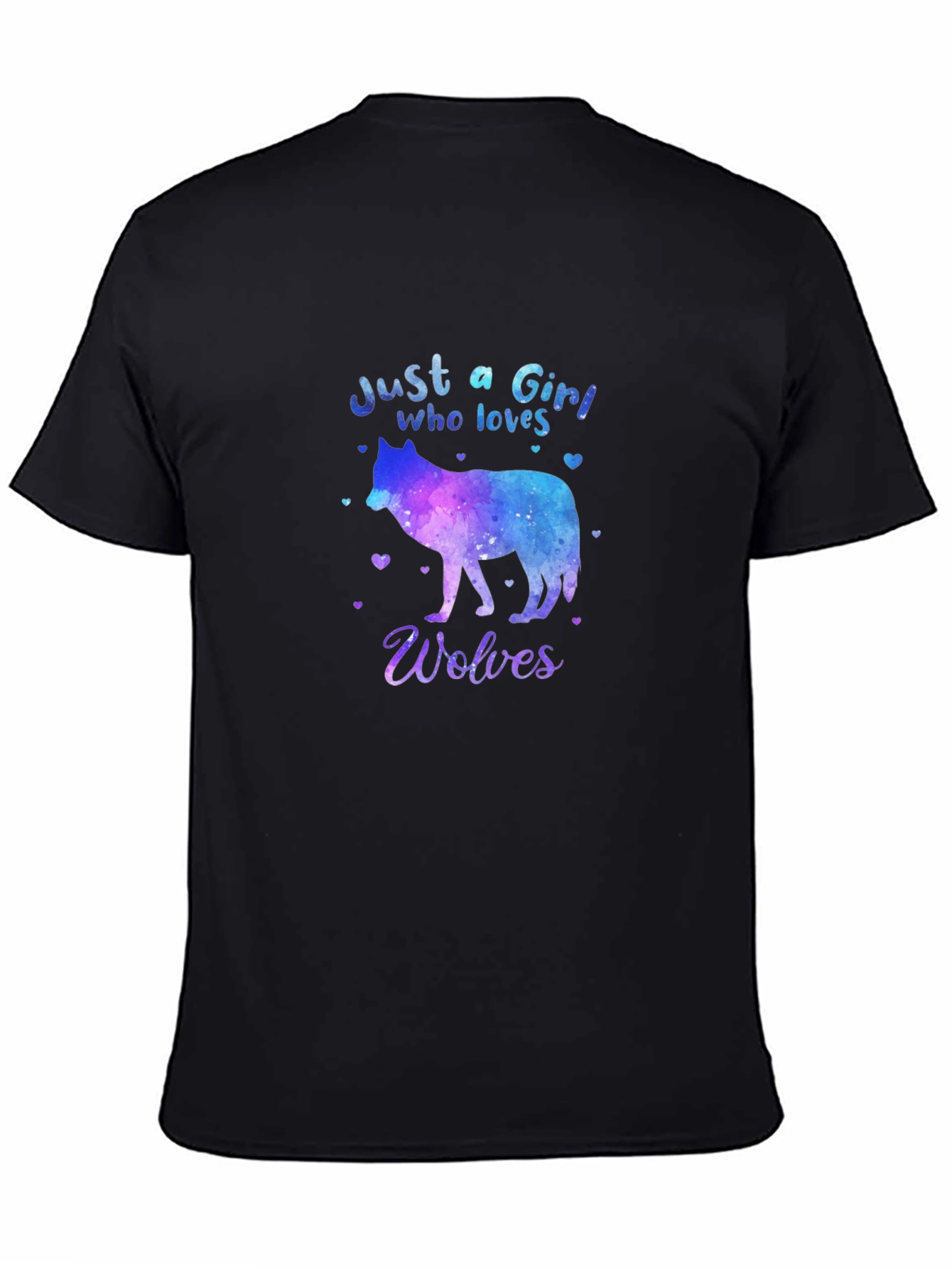 Just a Girl Who Loves Wolves T-Shirt