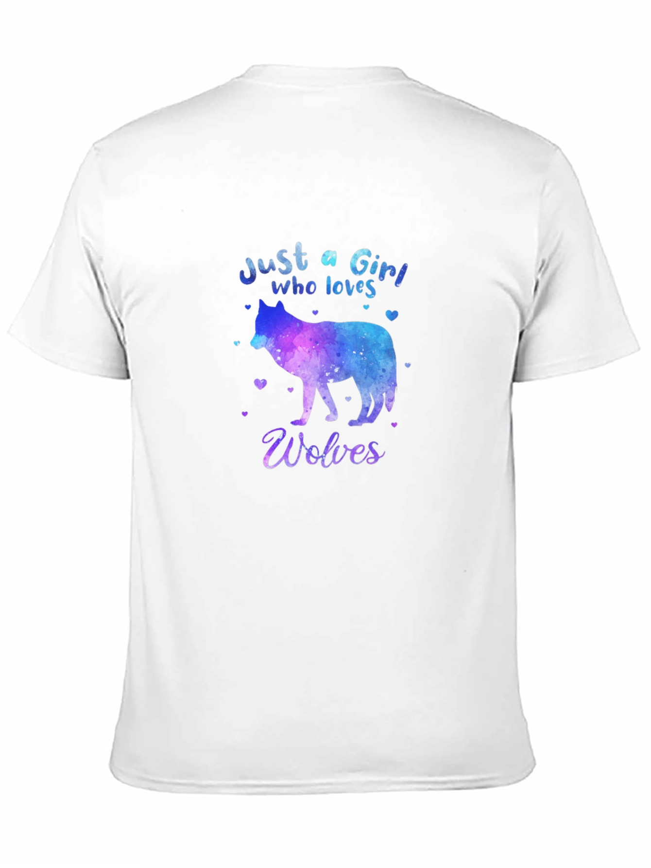 Just a Girl Who Loves Wolves T-Shirt