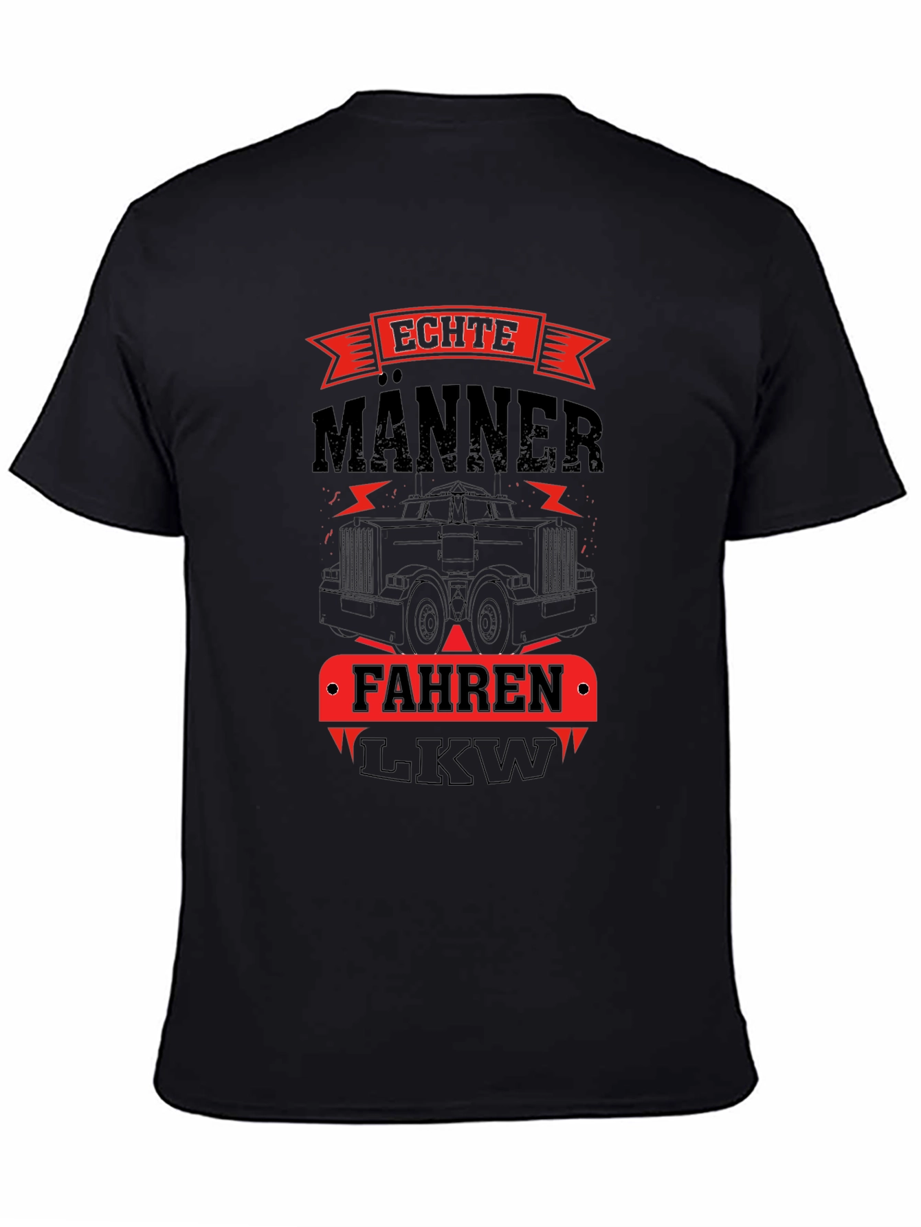 Echte Männer Fahren LKW T-Shirt - Trucker Tee
