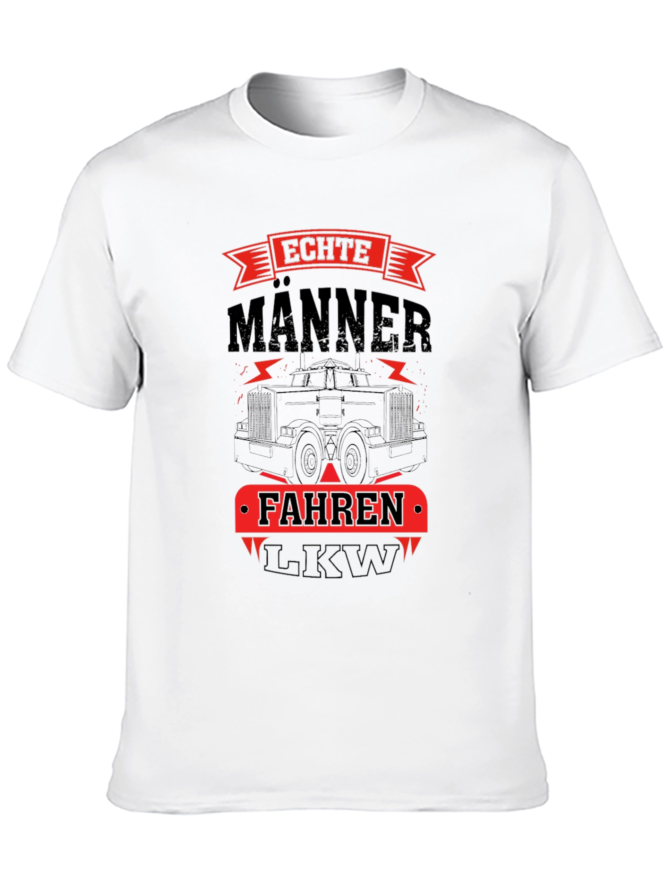 Echte Männer Fahren LKW T-Shirt - Trucker Tee