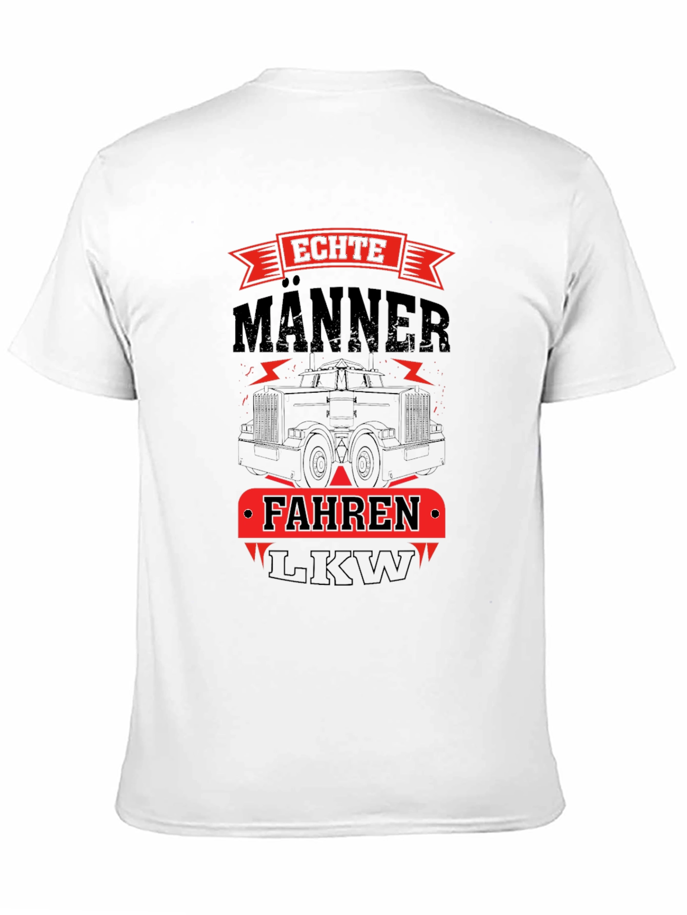 Echte Männer Fahren LKW T-Shirt - Trucker Tee
