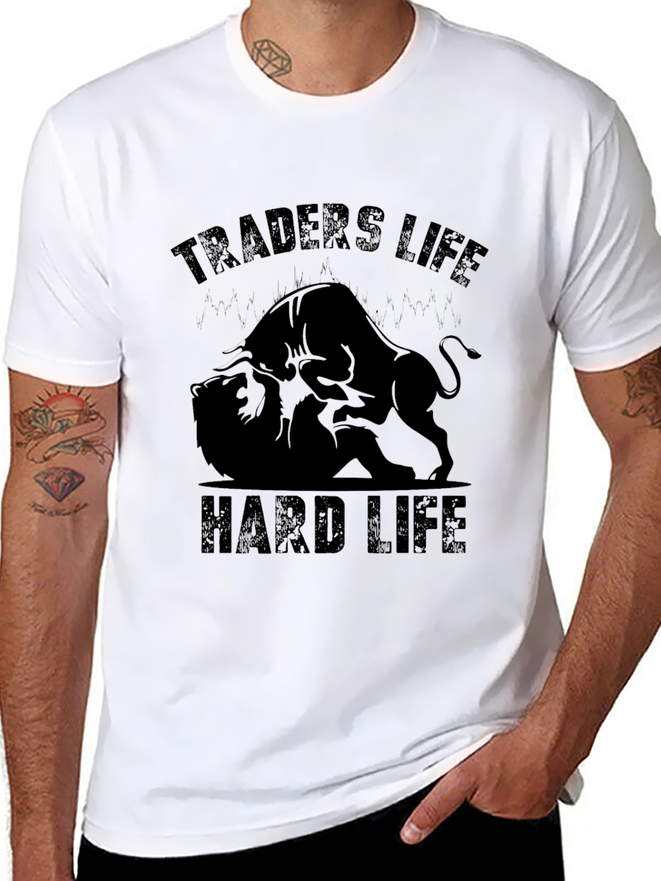 Traders Life Hard Life Graphic Tee