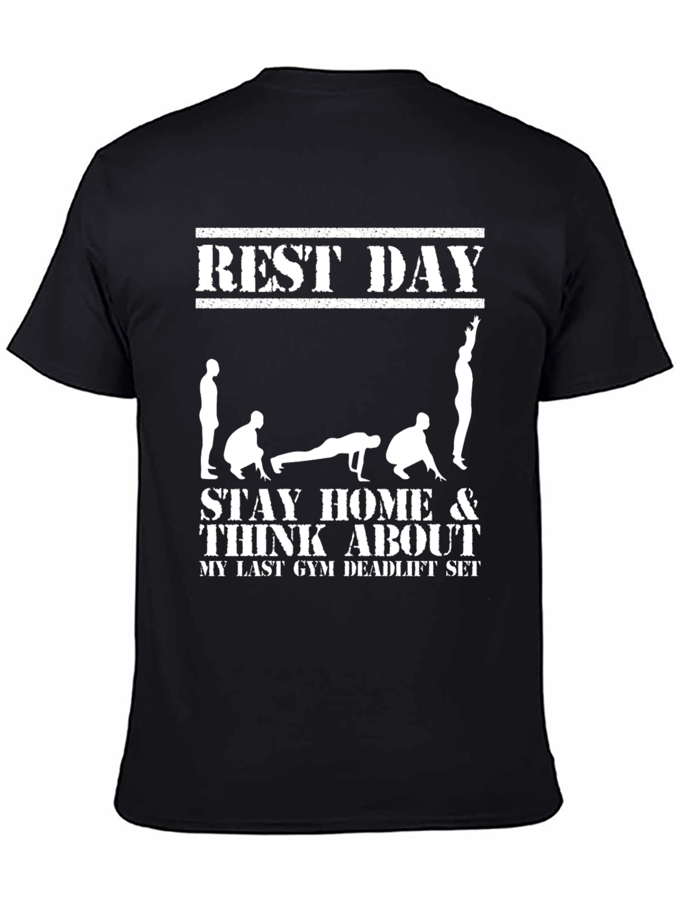 Rest Day Deadlift Gym T-Shirt