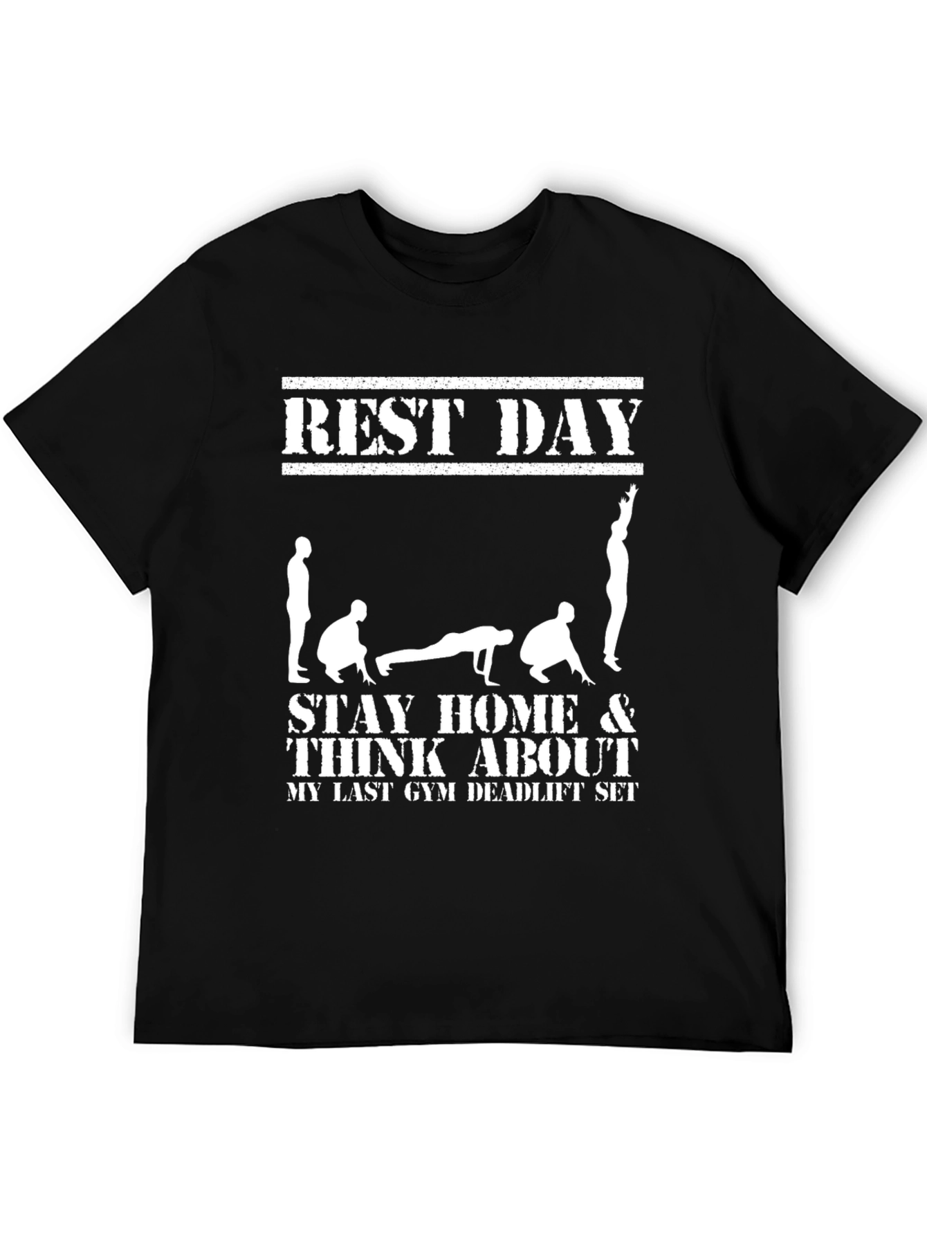 Rest Day Deadlift Gym T-Shirt