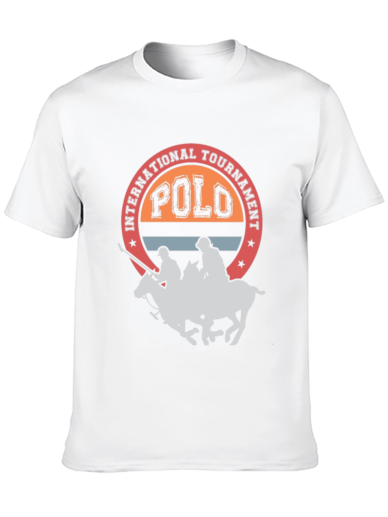 Polo Tournament Graphic Tee - Black