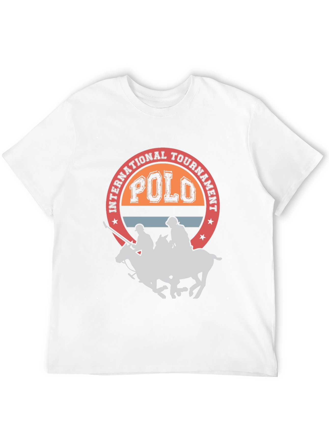 Polo Tournament Graphic Tee - Black