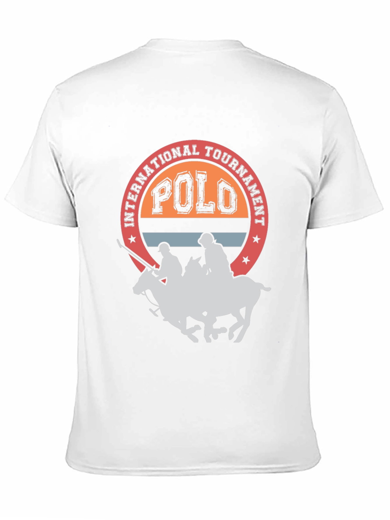 Polo Tournament Graphic Tee - Black