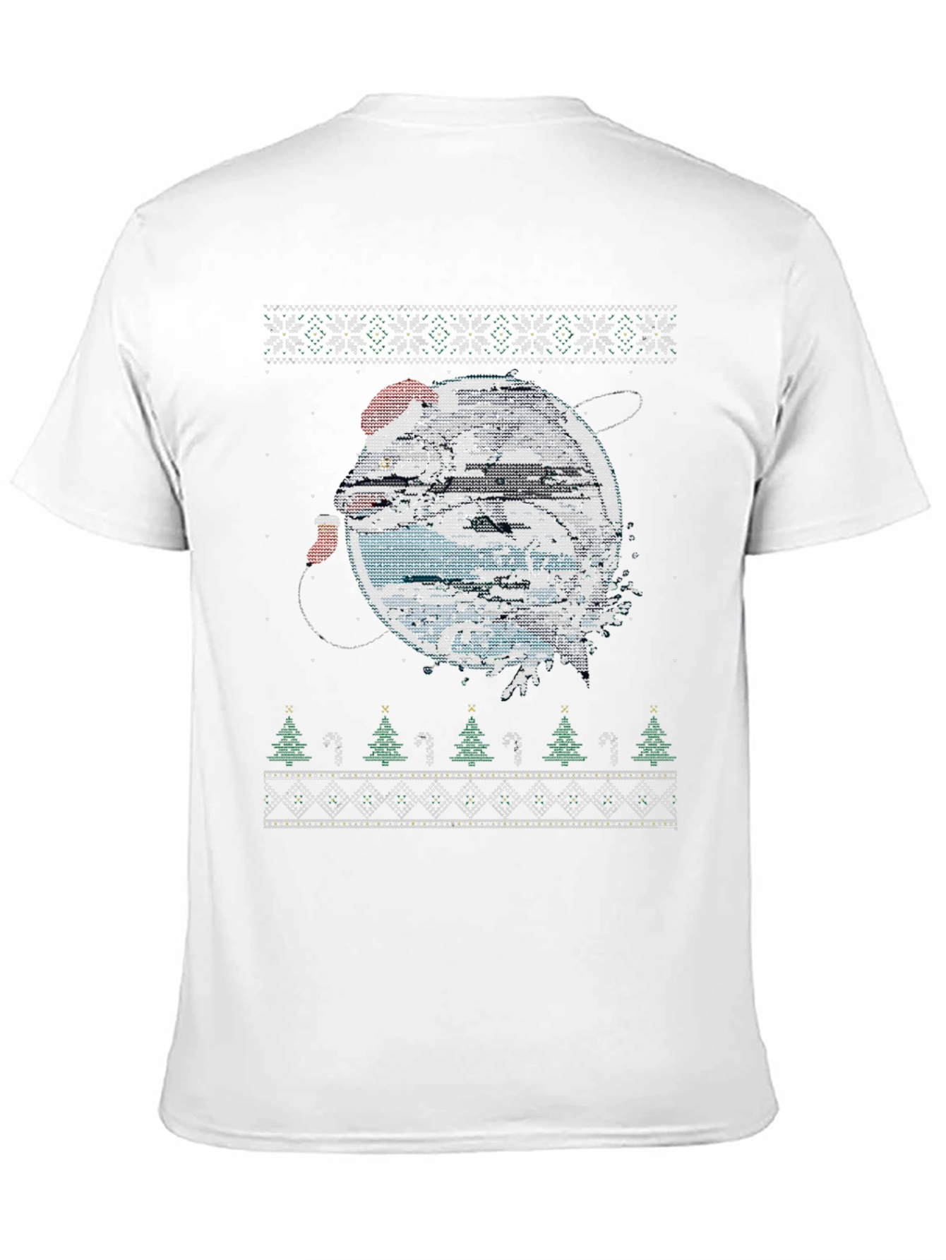 Festive Fishing Christmas Sweater T-Shirt