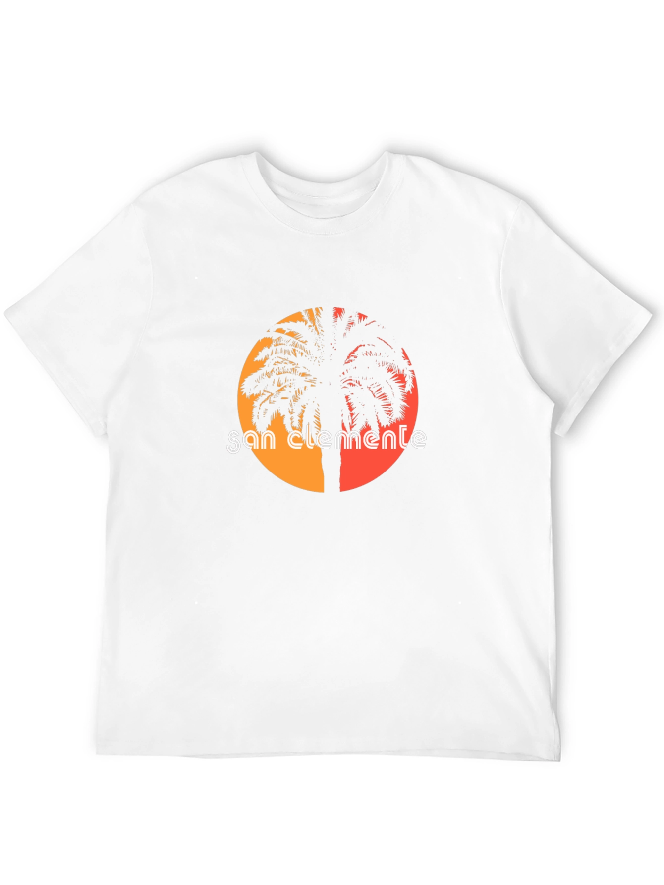 San Clemente Palm Tree Graphic Tee - Black