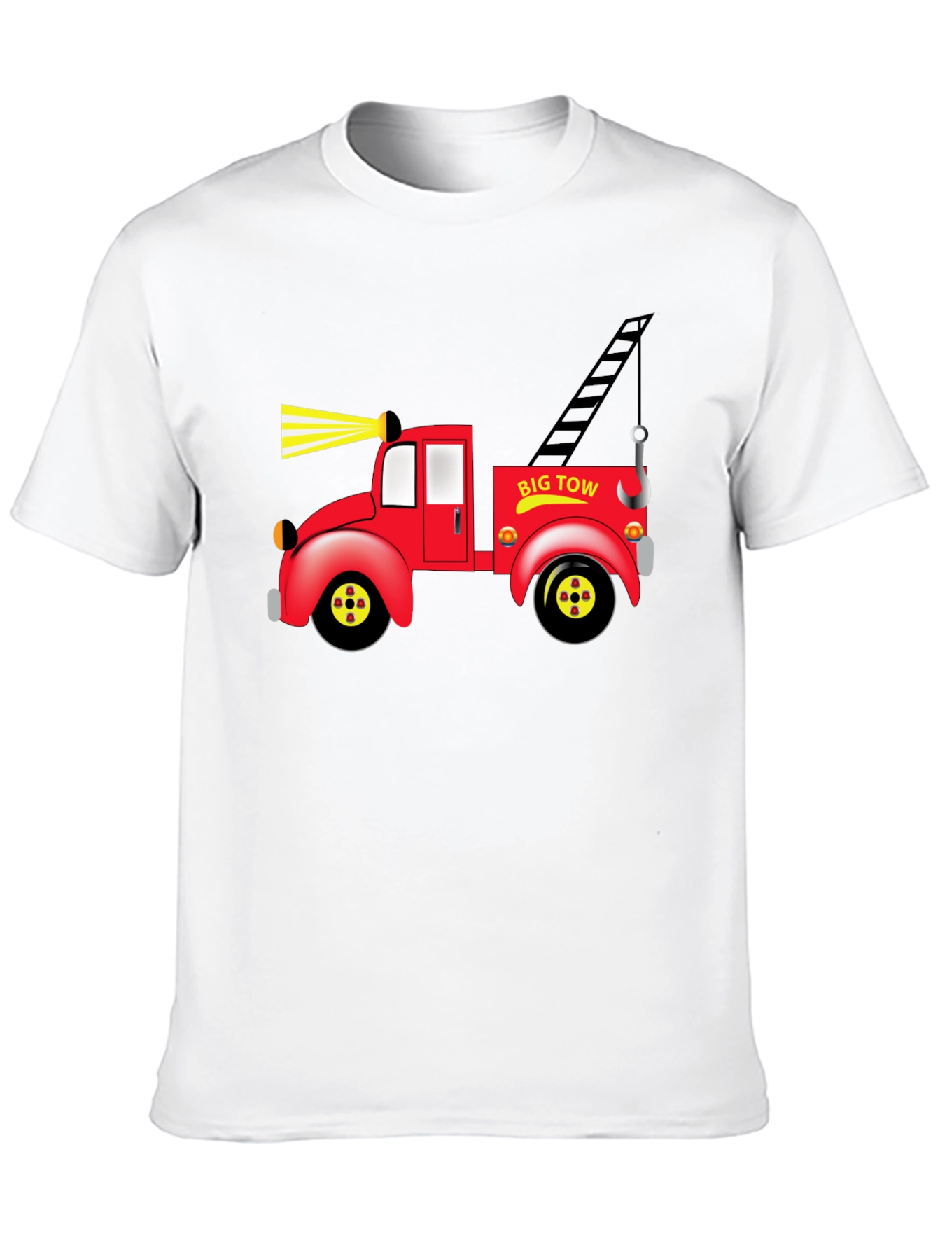 Big Tow Truck Graphic T-Shirt
