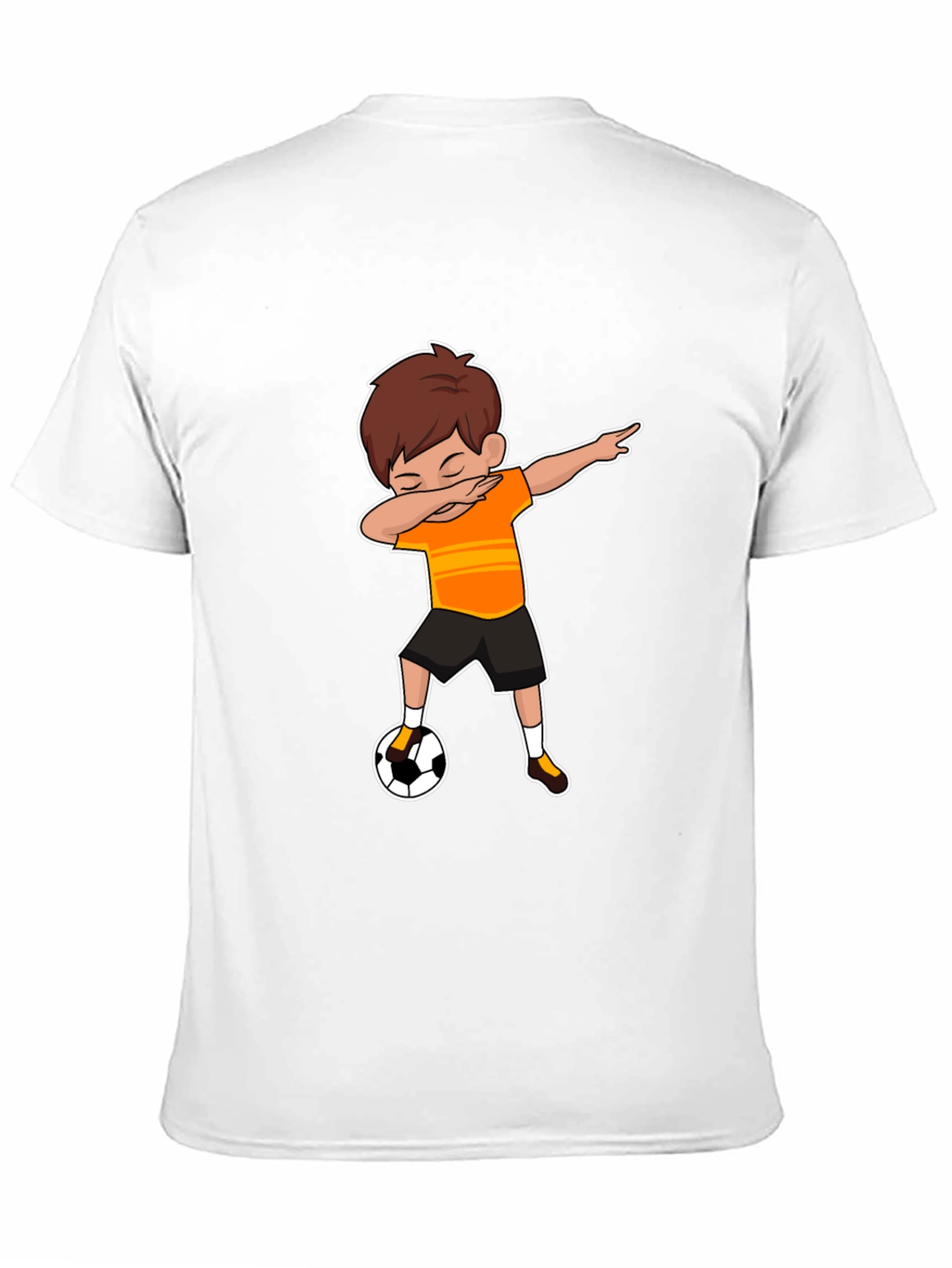 Dabbing Soccer Kid Graphic Tee