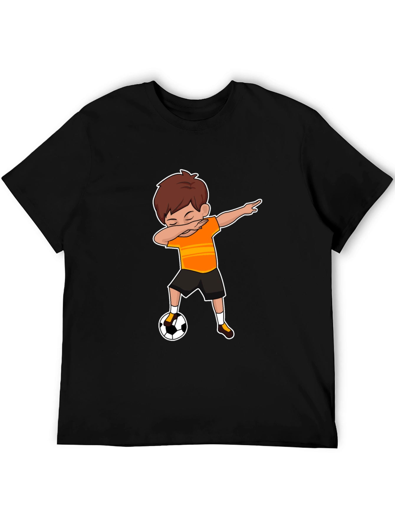 Dabbing Soccer Kid Graphic Tee