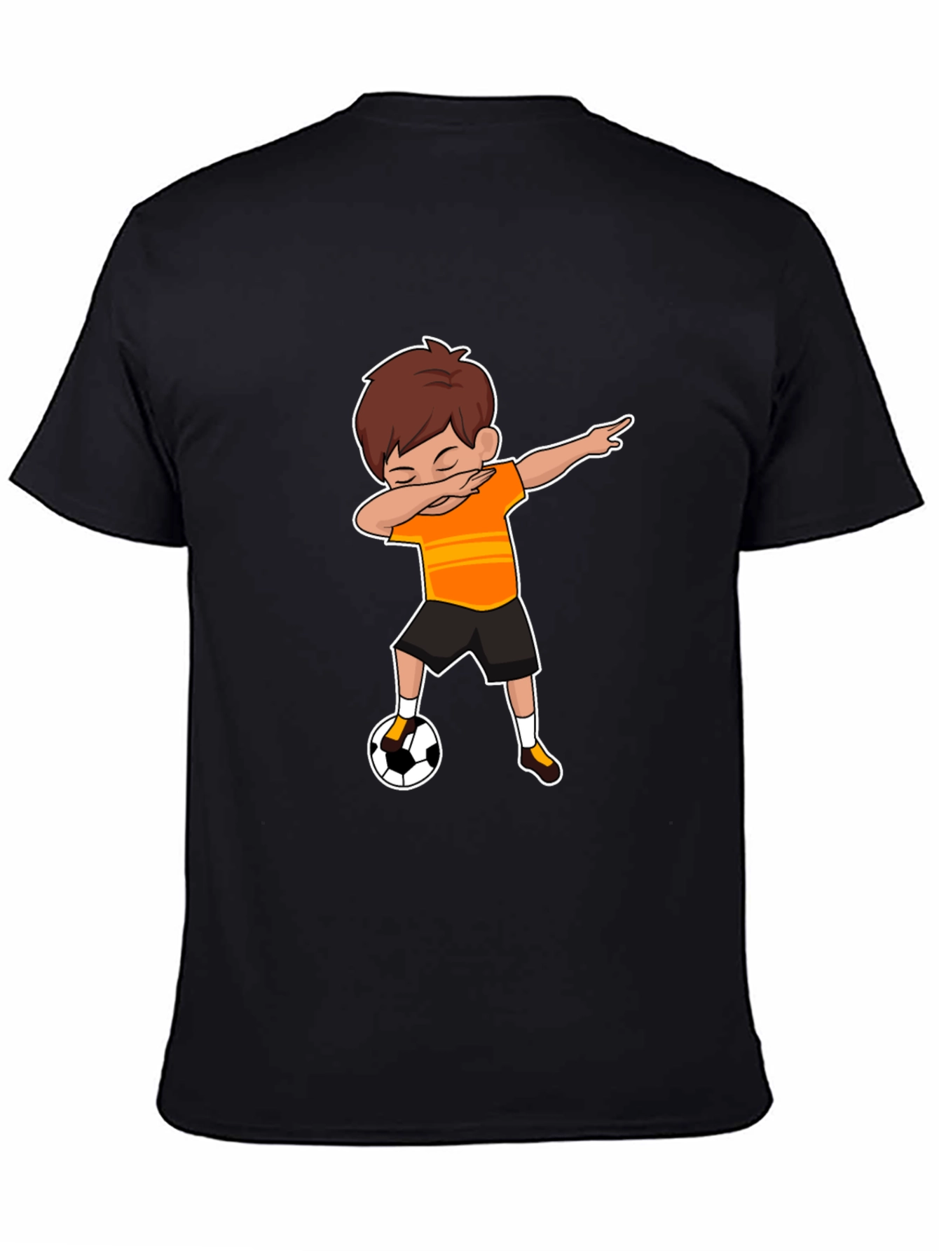Dabbing Soccer Kid Graphic Tee