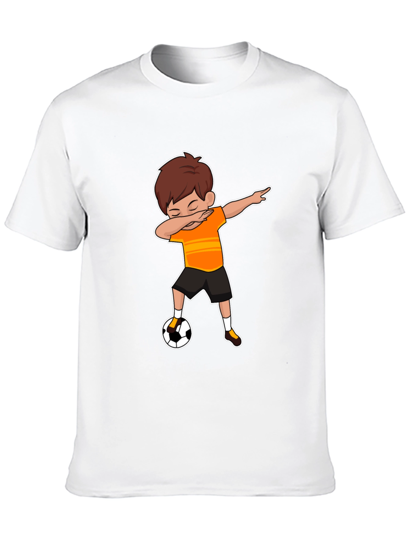 Dabbing Soccer Kid Graphic Tee