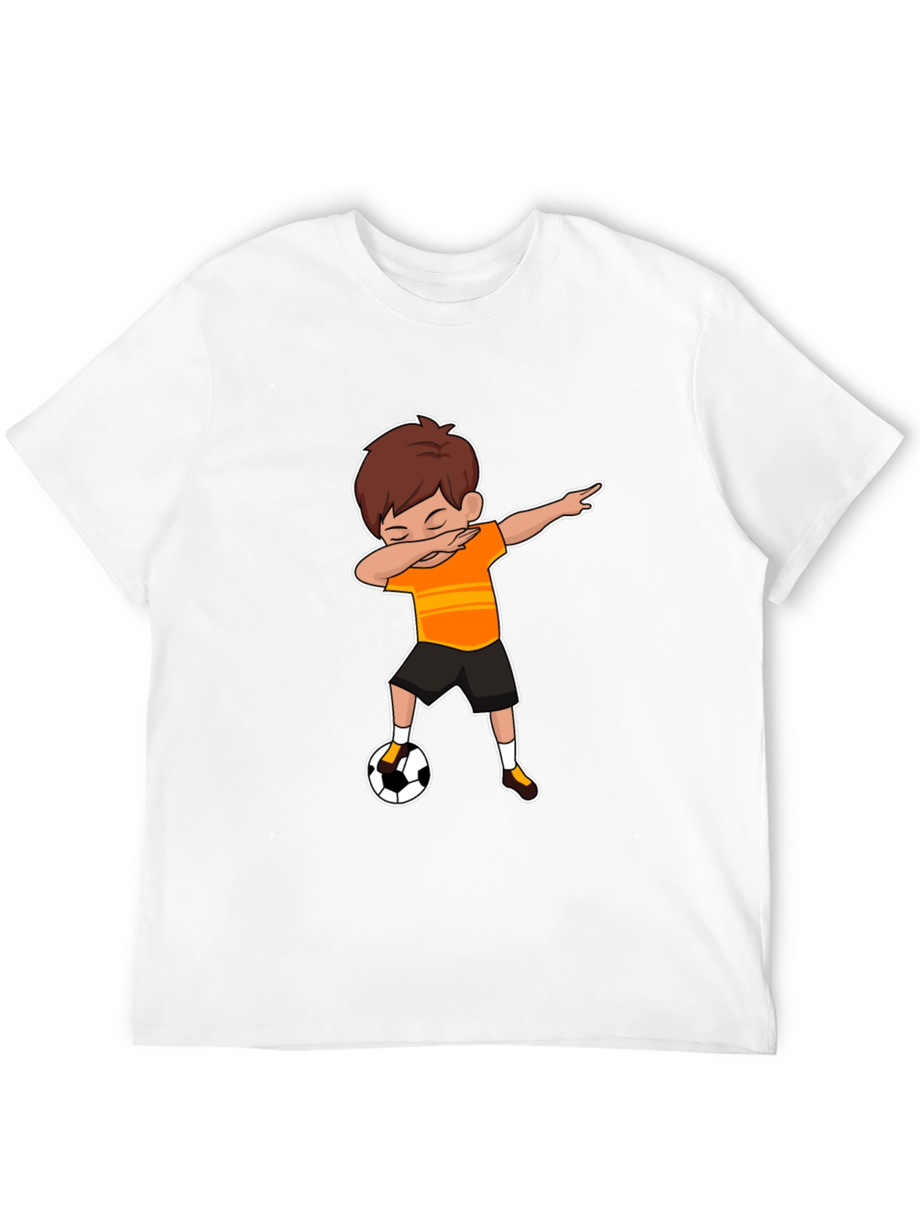 Dabbing Soccer Kid Graphic Tee