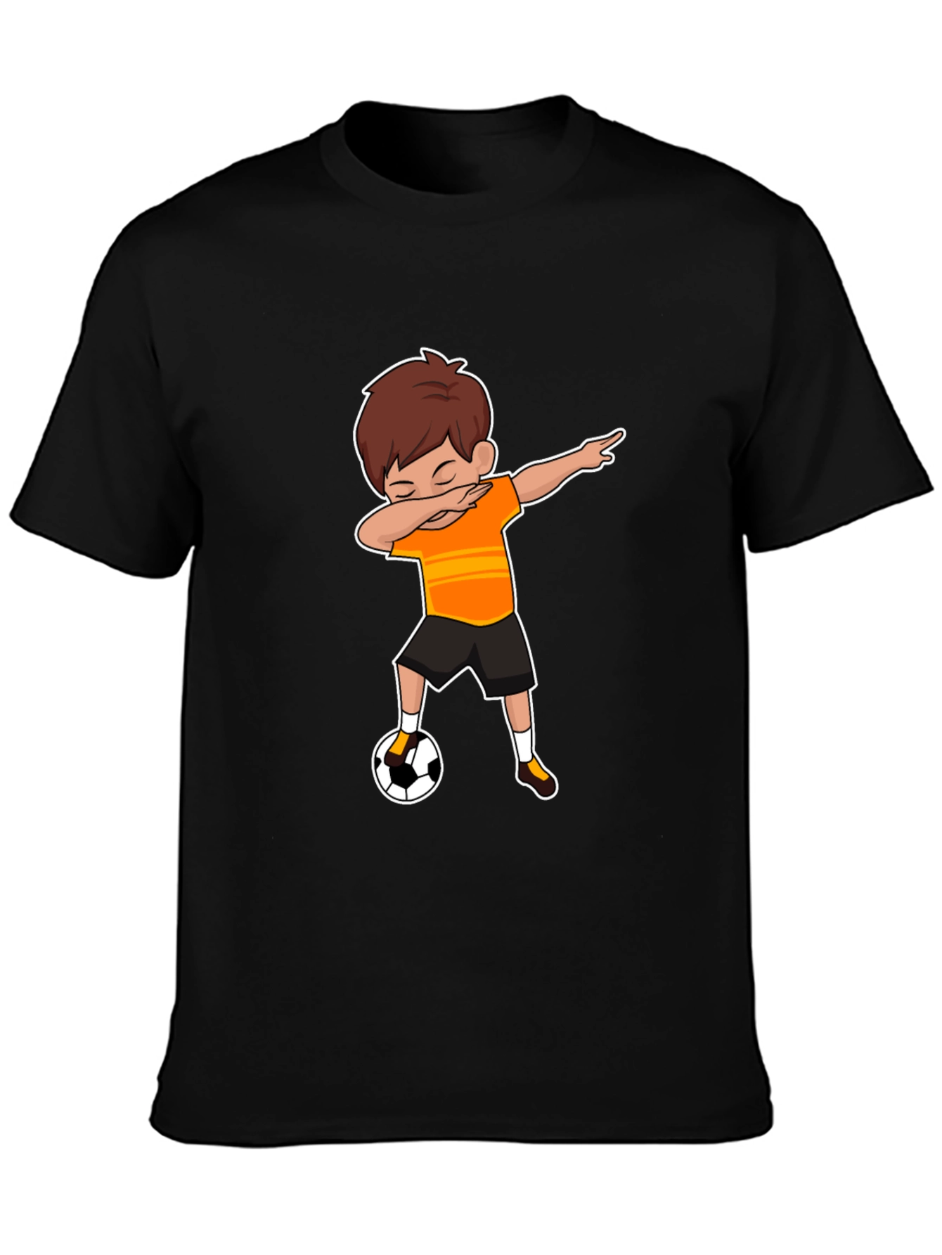 Dabbing Soccer Kid Graphic Tee