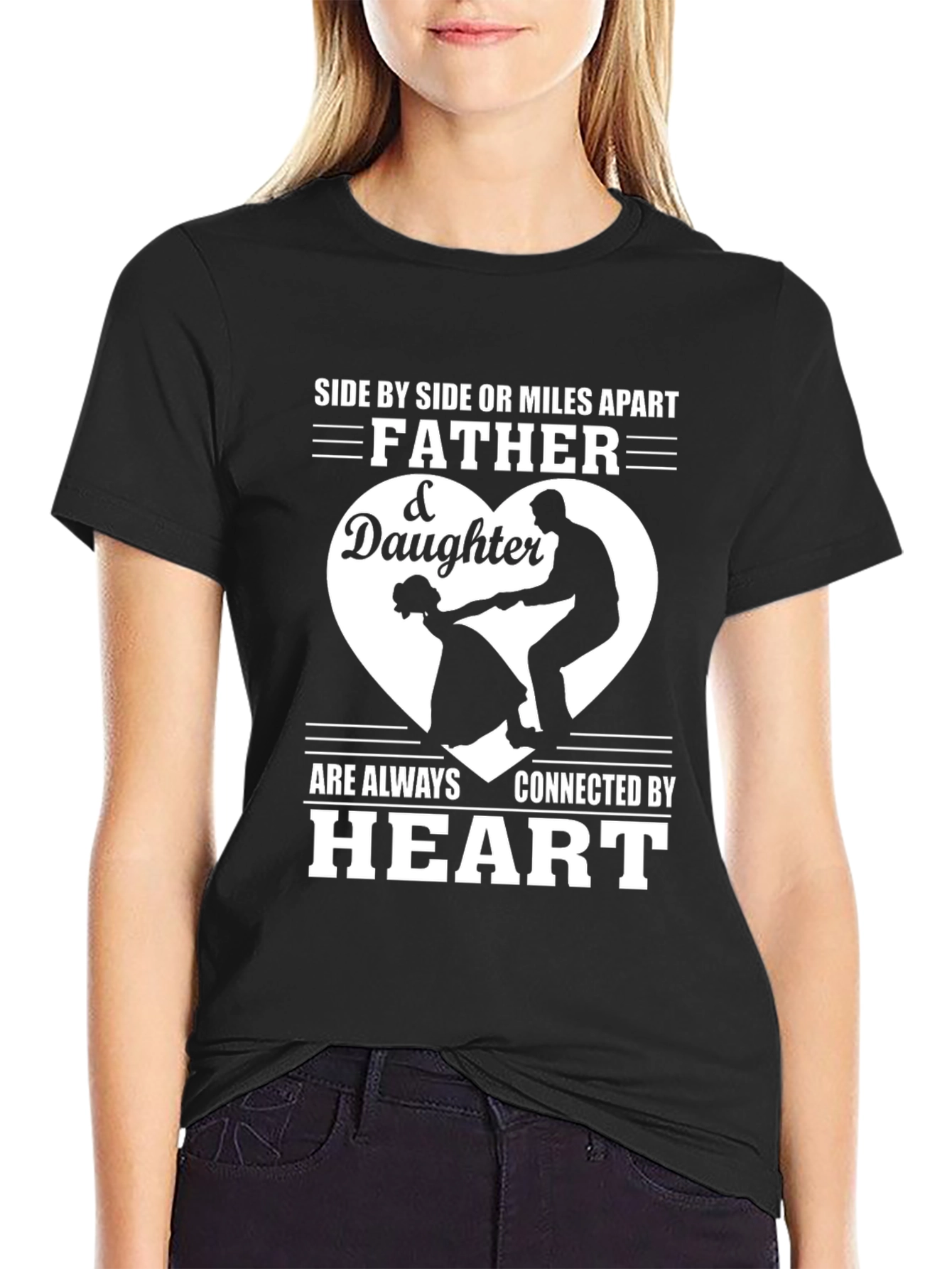 Father & Daughter Heart T-Shirt