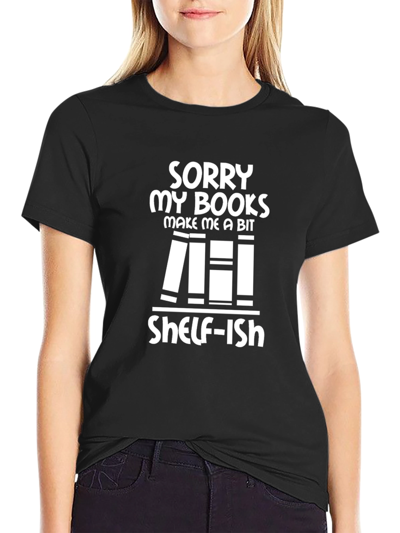 Shelf-ish Books Graphic T-Shirt