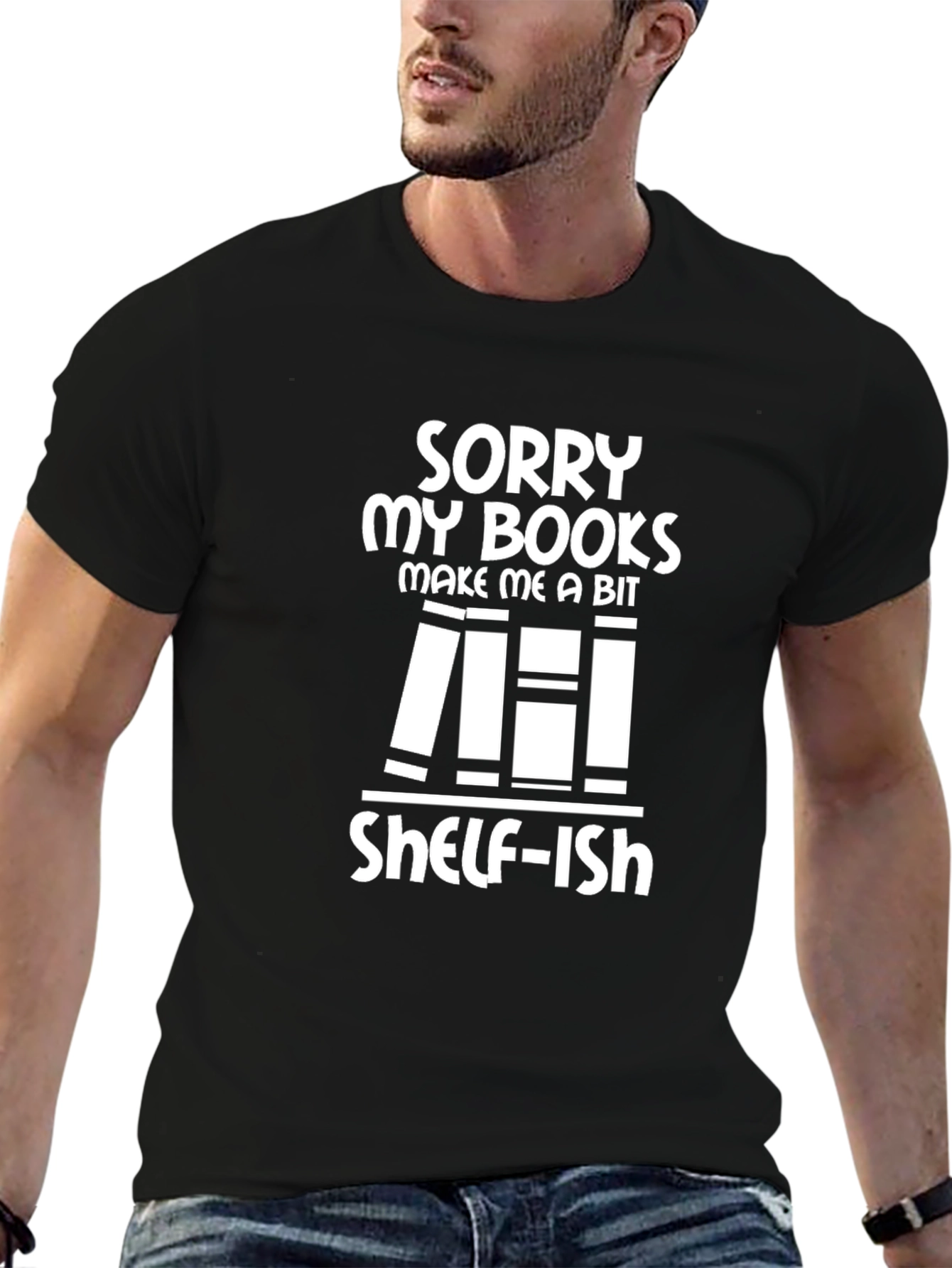 Shelf-ish Books Graphic T-Shirt