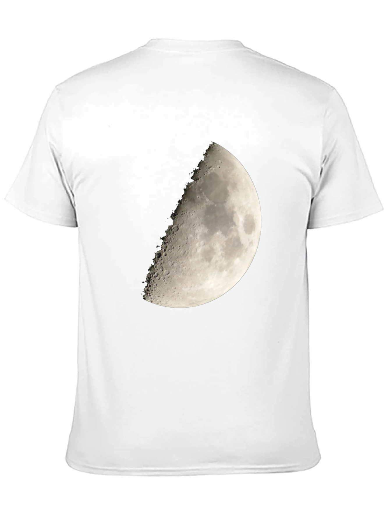 Lunar Phase Graphic Tee - Mens Black Cotton T-Shirt